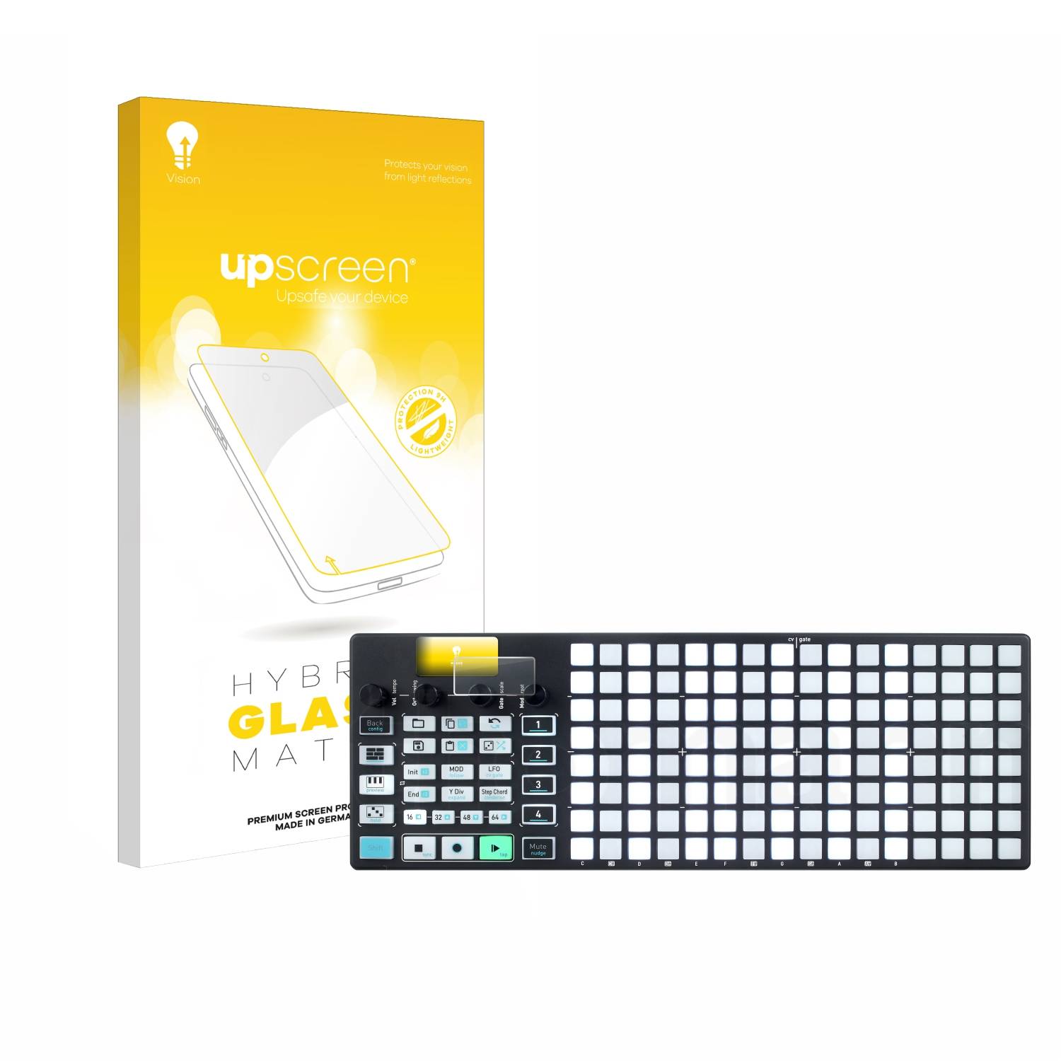 upscreen Flexible Schutz Glas Folie für OXI Instruments One Schutzglas 9H Hybridglas Matt Entspiegelt