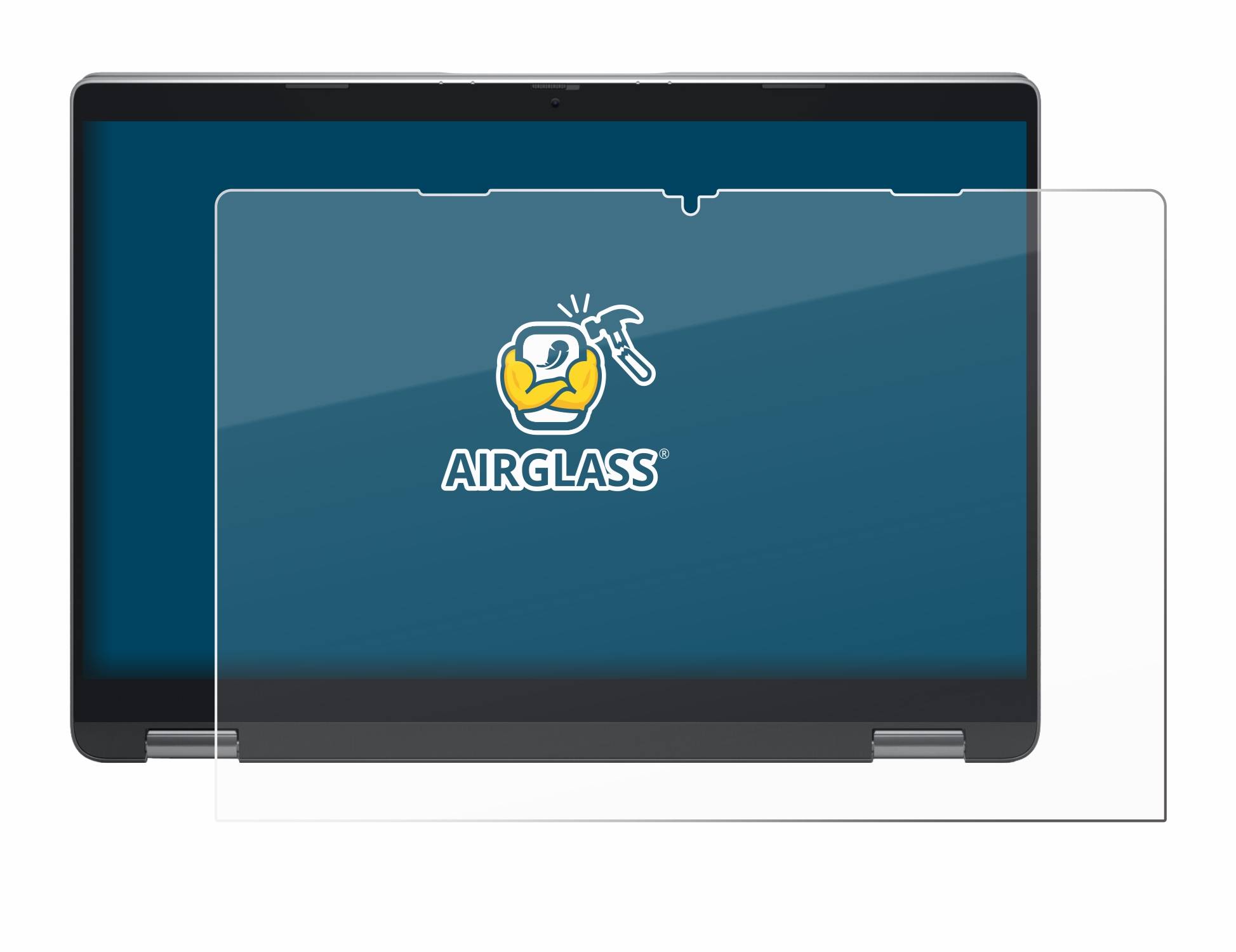 BROTECT AirGlass Flexible Schutz Glas Folie für Dell Latitude 5350 2-in-1 Klar Transparent