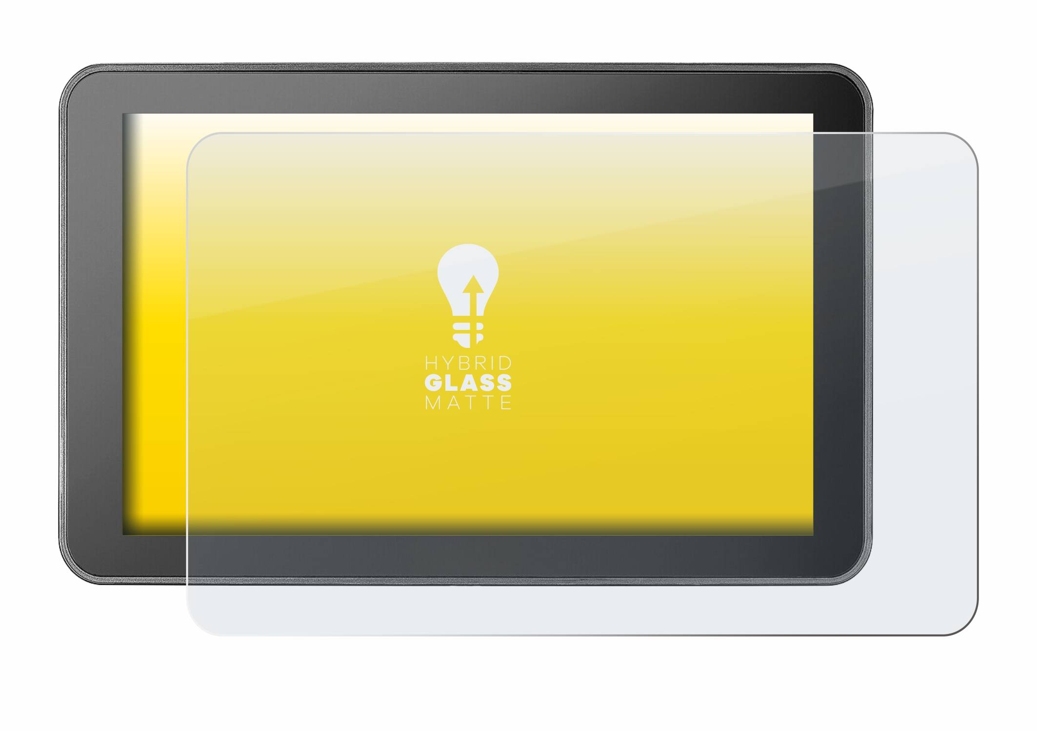 upscreen Hybrid Glas Matt Schutz-Folie für Godox GM6s