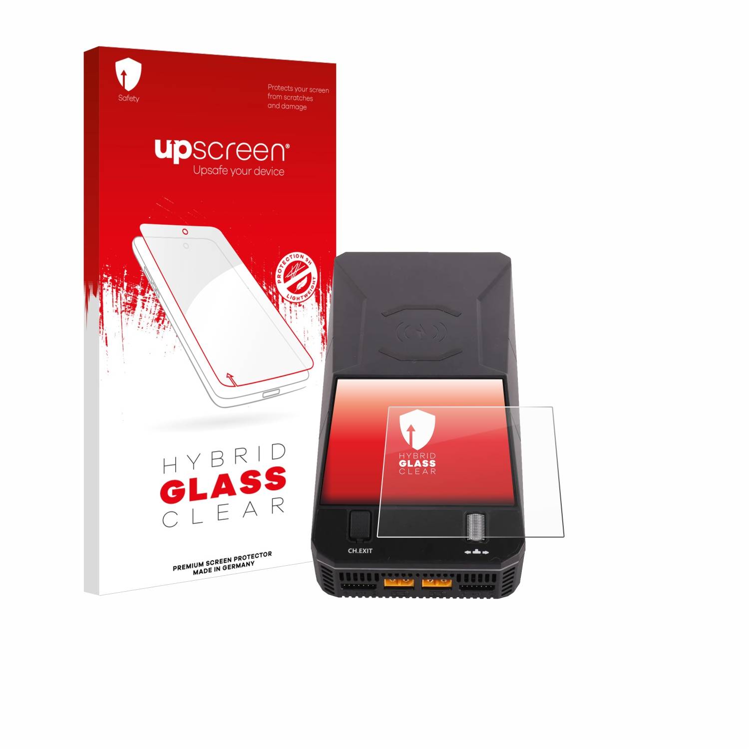 upscreen Flexible Schutz Glas Folie für ToolkitRC Q6AC Schutzglas 9H Hybridglas Klar