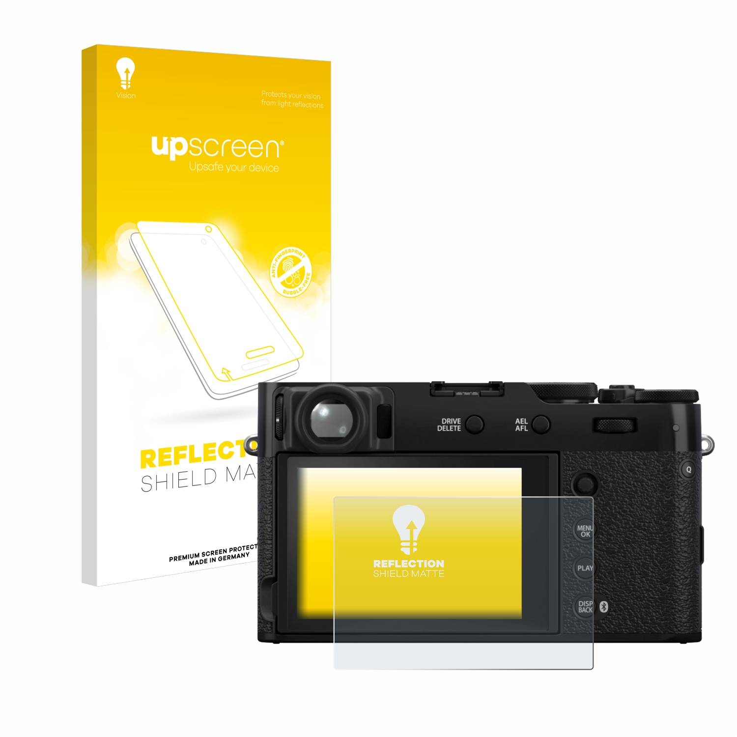 upscreen Schutzfolie für Fujifilm X100VI Folie Matt Entspiegelt Anti-Reflex