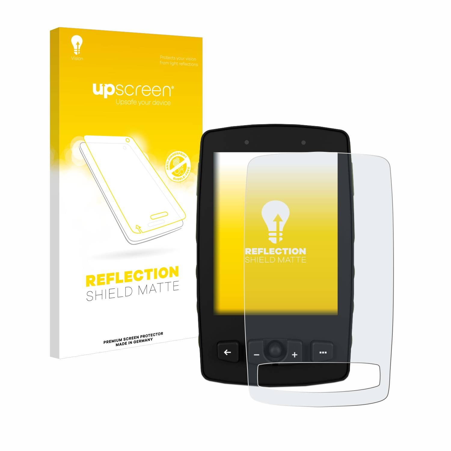 upscreen Reflection Shield Matt Schutzfolie für TwoNav Aventura 2 Plus