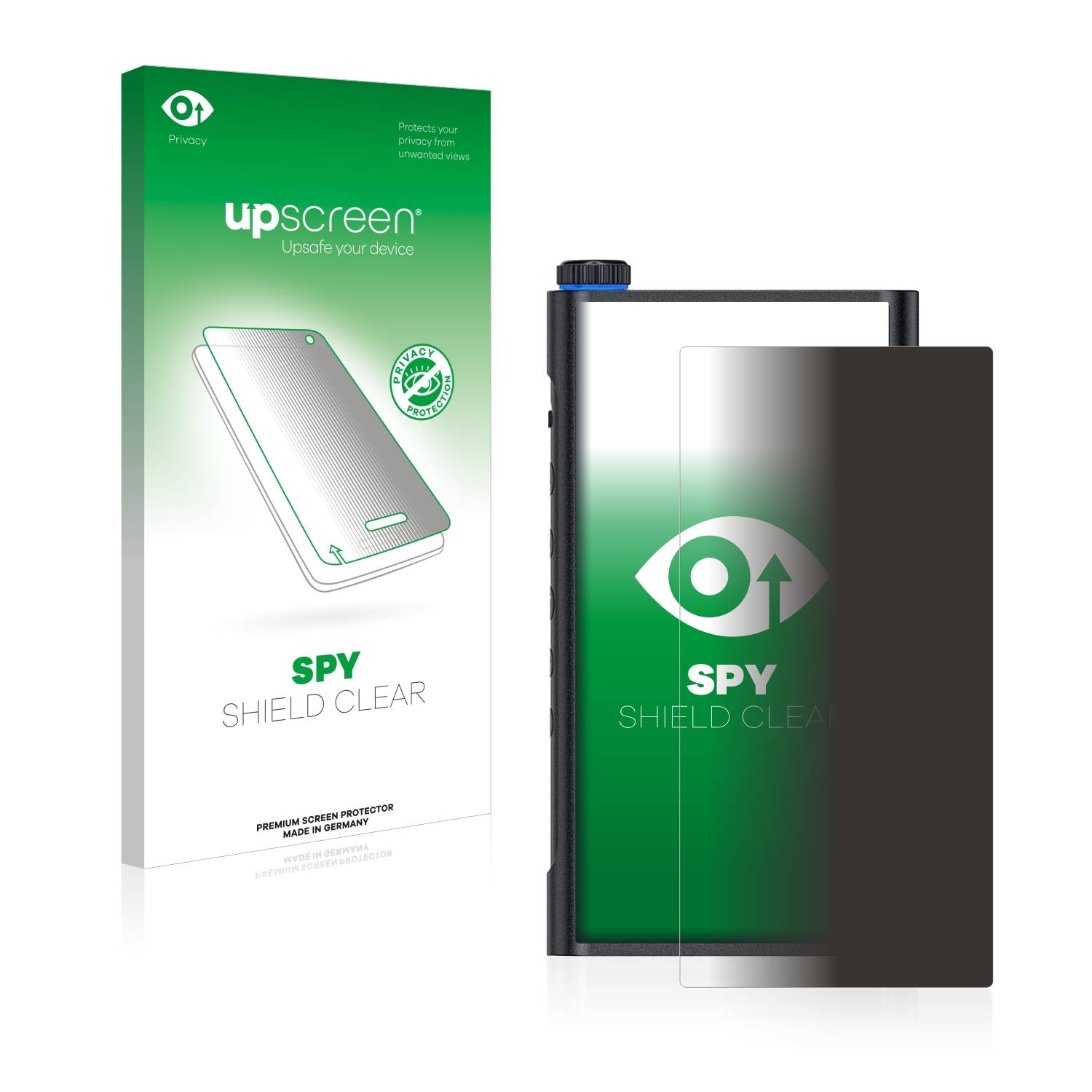 upscreen Blickschutzfolie für FiiO M15 Anti-Spy Privacy Blaulichtschutz Sichtschutzfolie
