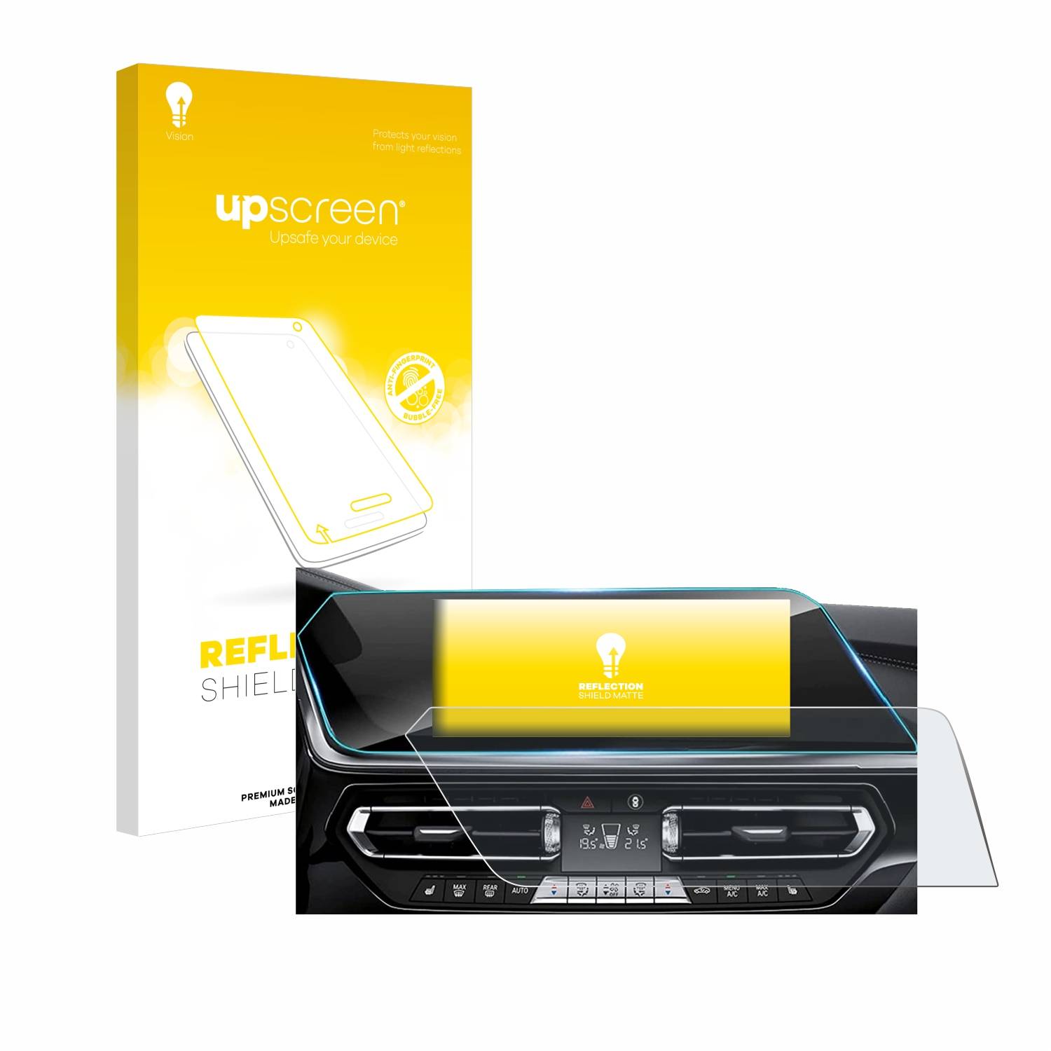 upscreen Schutzfolie für BMW 1 F40 2023 Folie Matt Entspiegelt Anti-Reflex