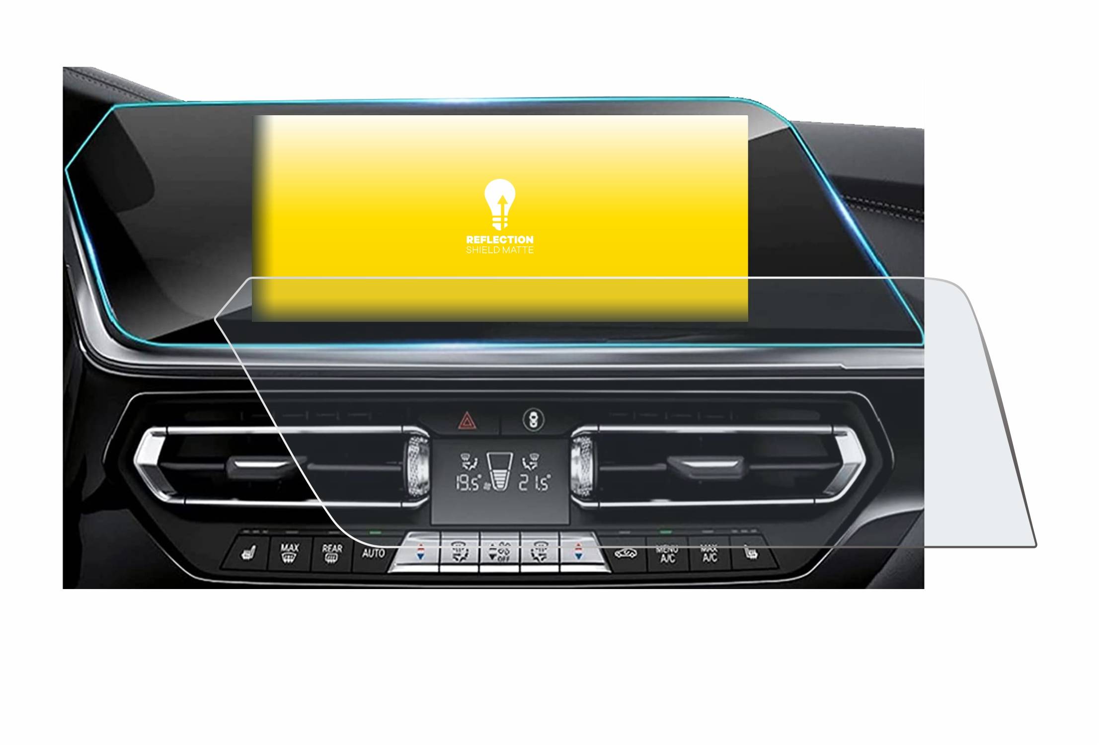 upscreen Schutzfolie für BMW 1 F40 2023 Folie Matt Entspiegelt Anti-Reflex