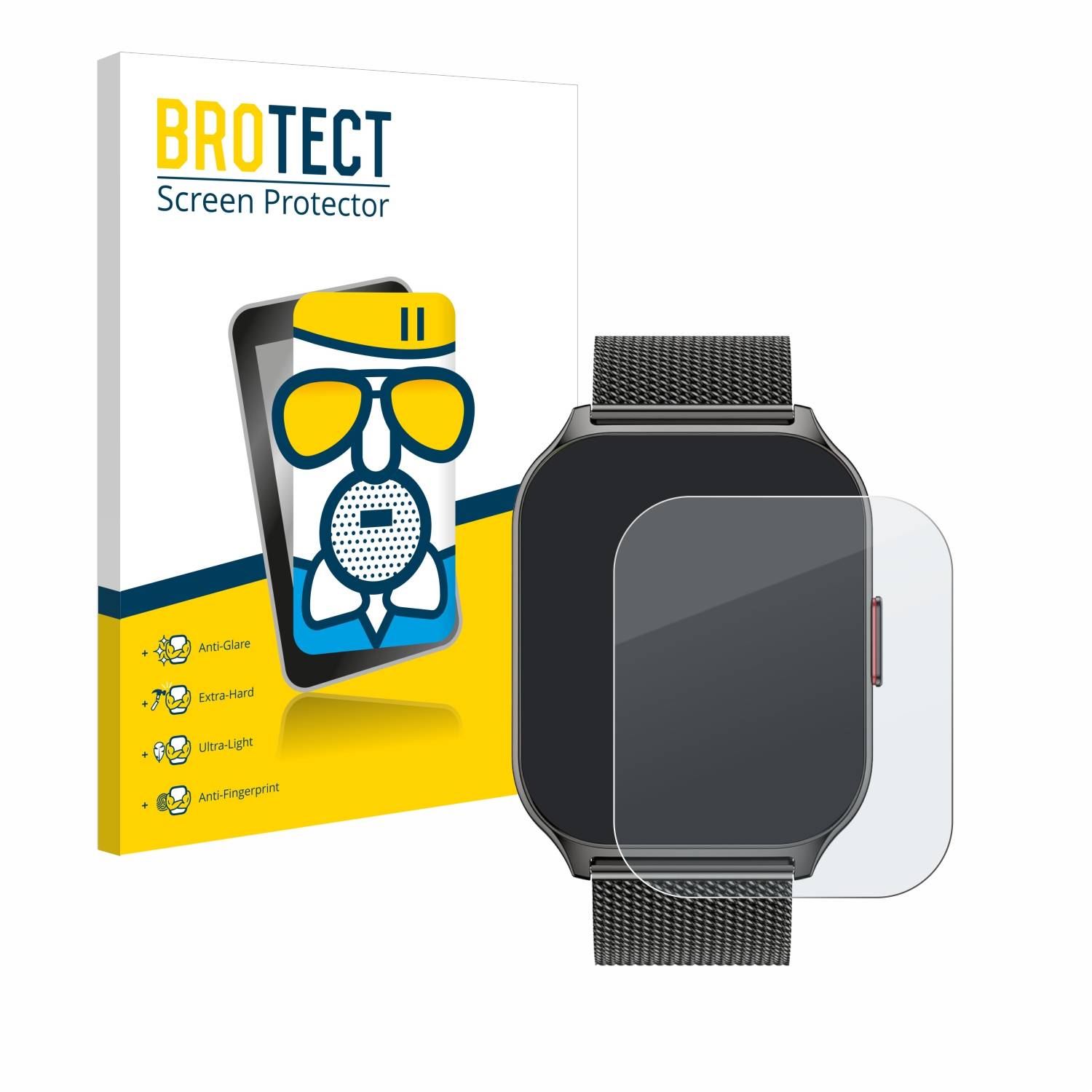 BROTECT AirGlass Matt Glas Schutz Folie für Zoskvee P95 2