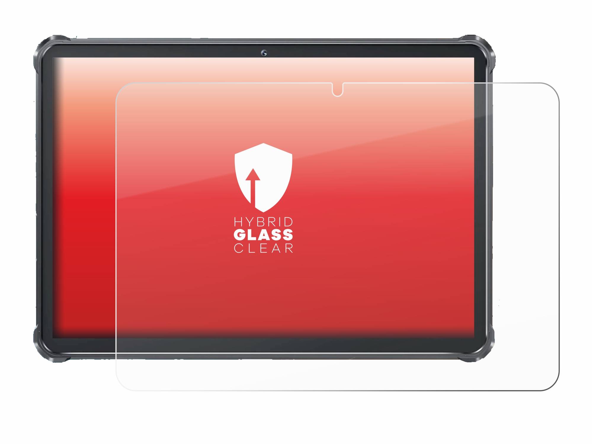 upscreen Hybrid Glas Schutz-Folie für Oukitel RT8
