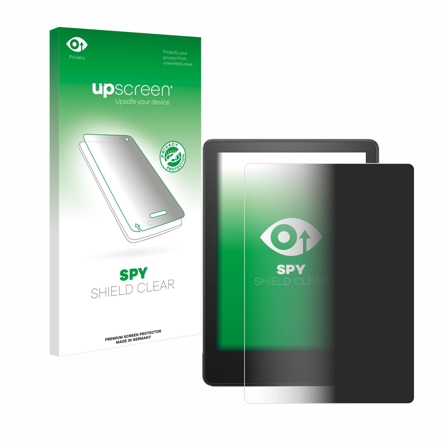 upscreen Blickschutzfolie für Amazon Kindle Paperwhite 2023 (11. Gen.) Anti-Spy Privacy Blaulichtschutz