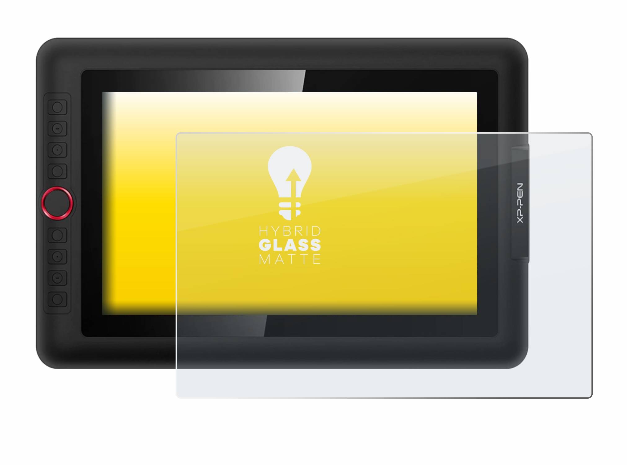 upscreen Flexible Schutz Glas Folie für XP-Pen Artist 13.3 Pro Schutzglas 9H Hybridglas Matt Entspiegelt