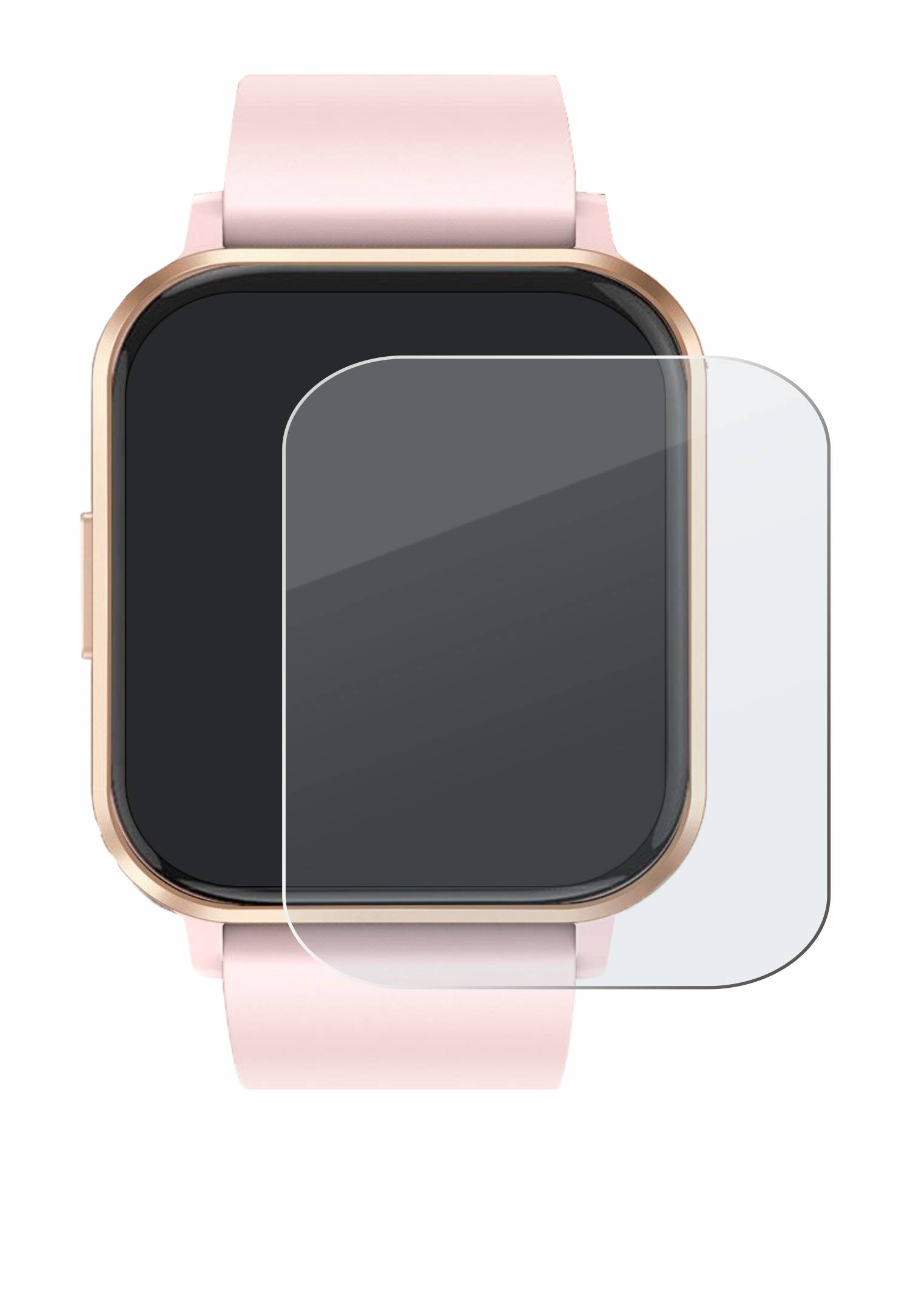 BROTECT AirGlass Matt Glas Schutz Folie für walkbee Smartwatch 1.83