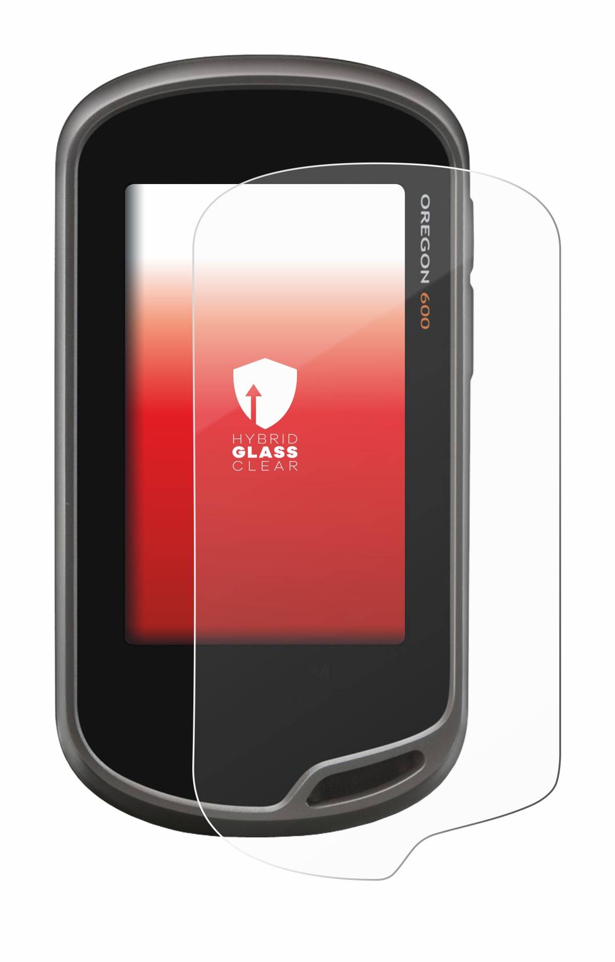 upscreen Flexible Schutz Glas Folie für Garmin Oregon 600 Schutzglas 9H Hybridglas Klar