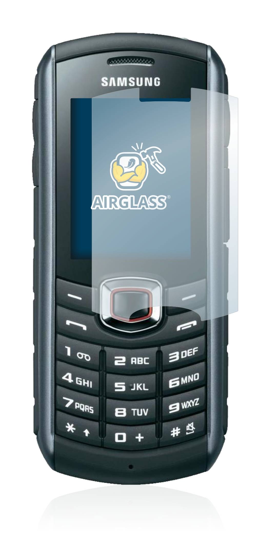 BROTECT AirGlass Glas Panzer-Folie für Samsung B2710 - Schutzglas