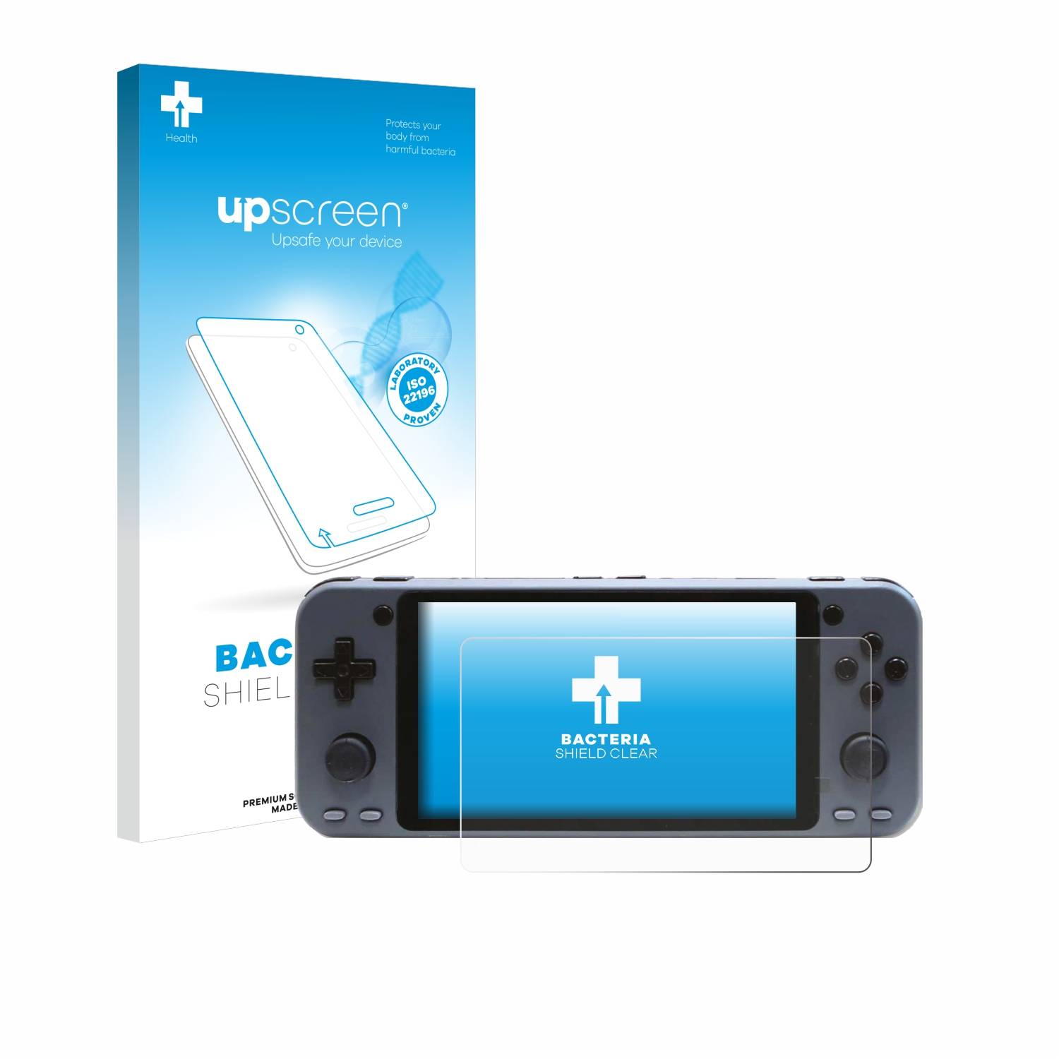 upscreen Bacteria Shield Schutzfolie für Hardkernel Odroid-Go Ultra - Antibakteriell