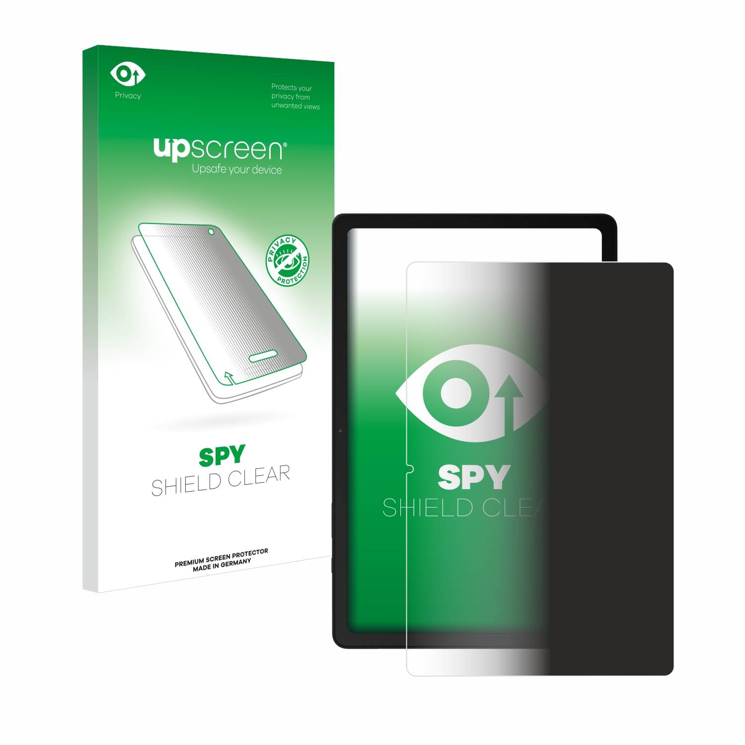 upscreen Spy Shield Sichtschutz-Folie für Samsung Galaxy Tab A9 Plus 5G (Hochformat)