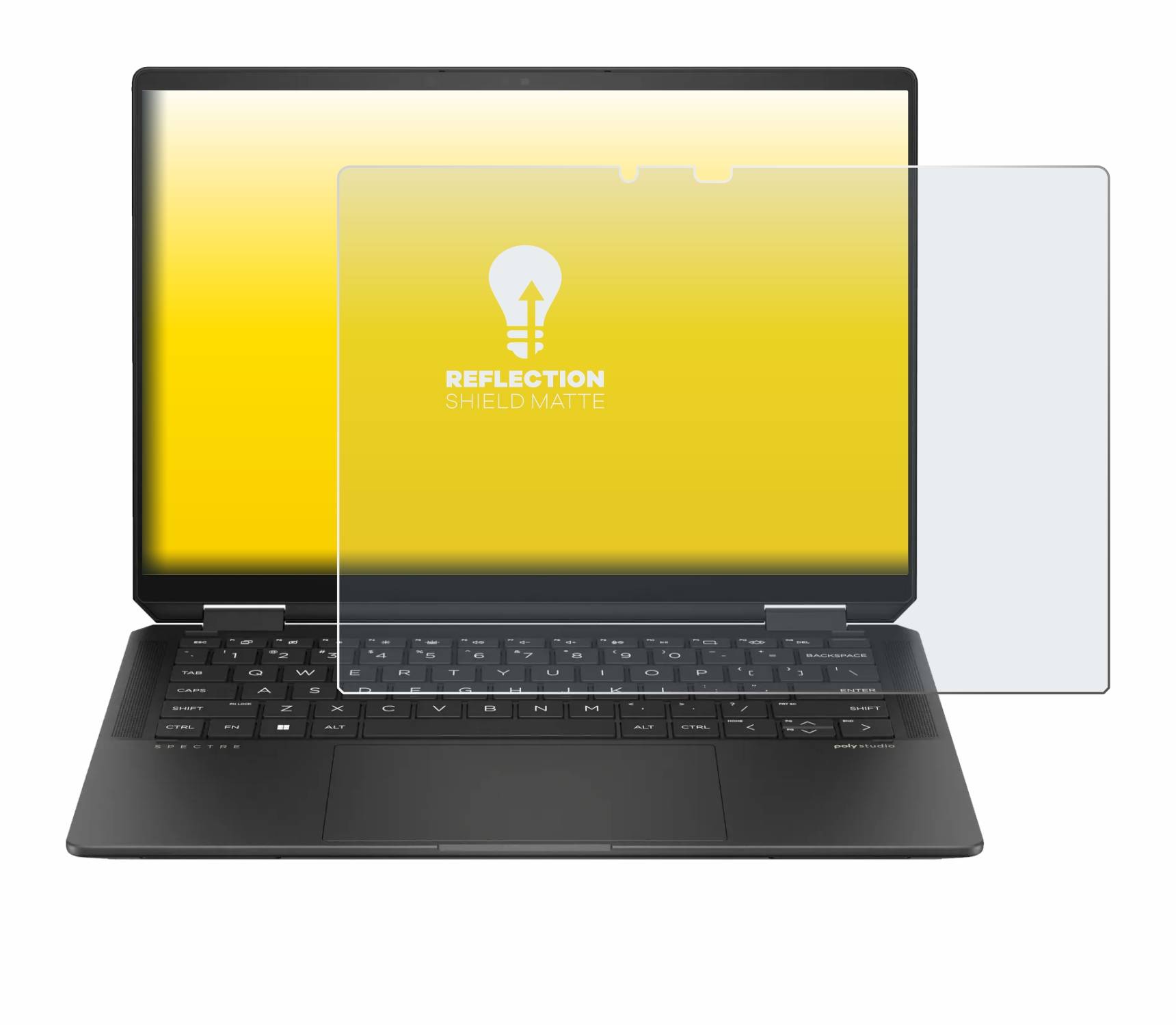 upscreen Schutzfolie für HP Spectre x360 (14-e) 2024 Folie Matt Entspiegelt Anti-Reflex