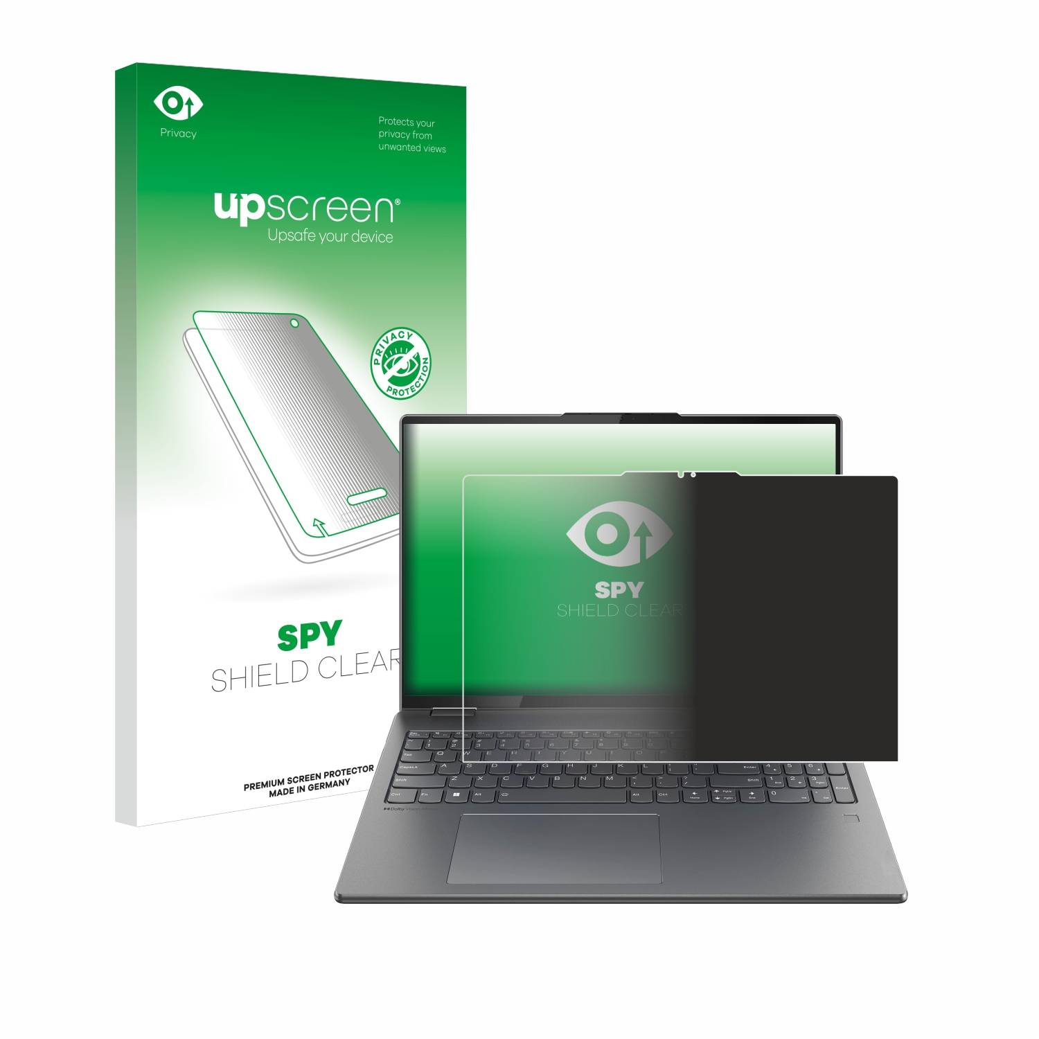 upscreen Spy Shield Sichtschutz-Folie für Lenovo Yoga 7i 2-in-1 Gen 9 16
