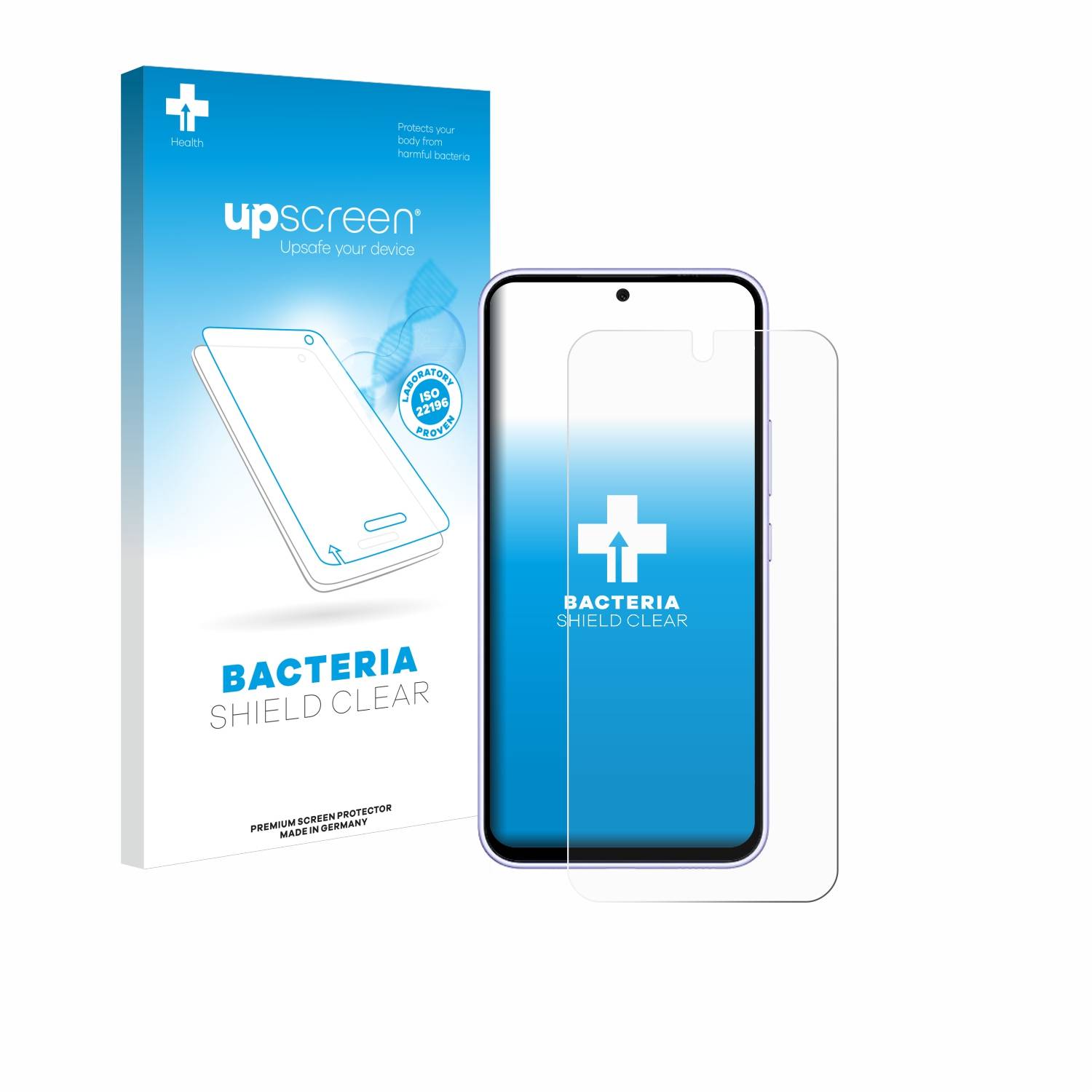 upscreen Bacteria Shield Schutzfolie für Samsung Galaxy A54 5G Enterprise Edition - Antibakteriell