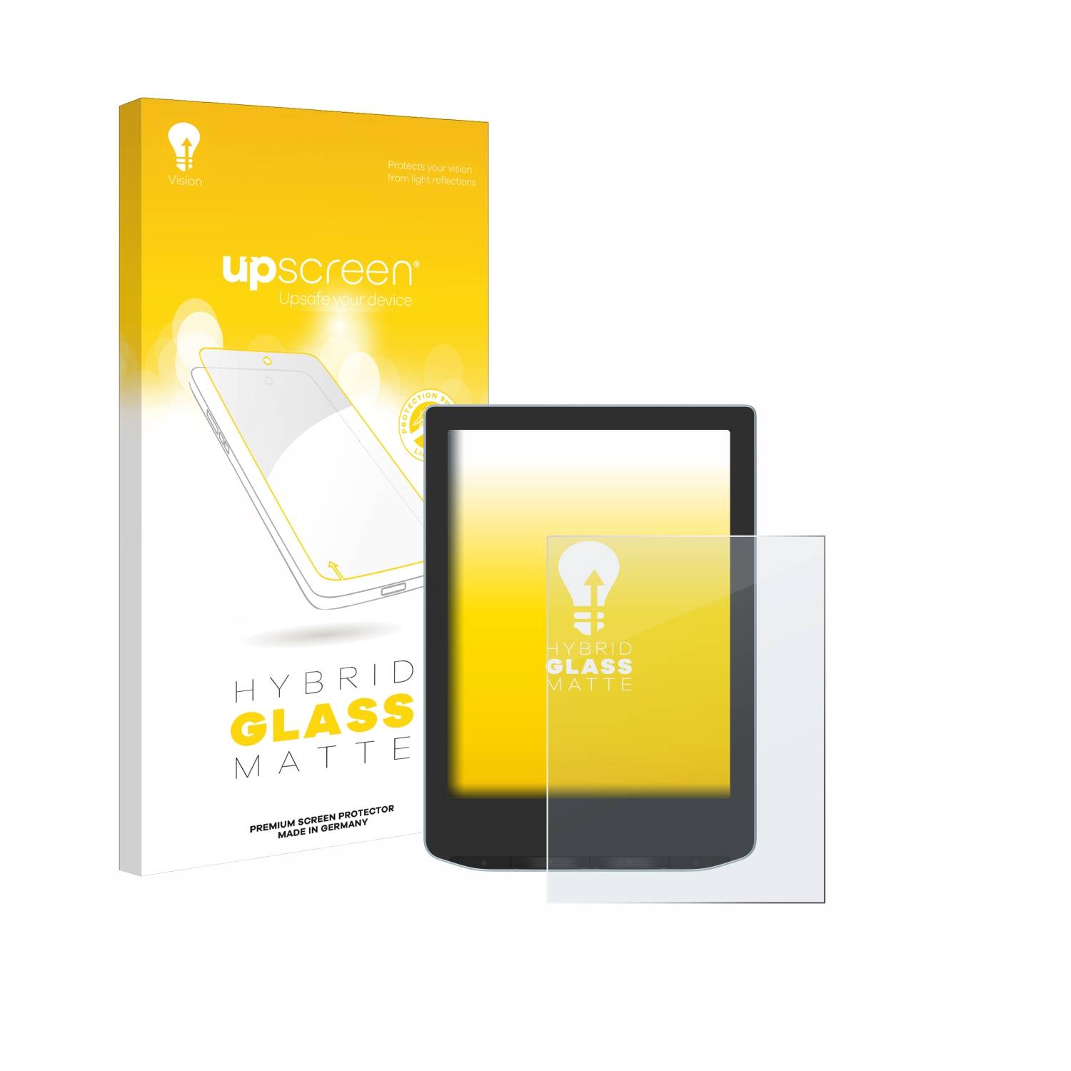 upscreen Hybrid Glas Matt Schutz-Folie für Vivlio Light HD