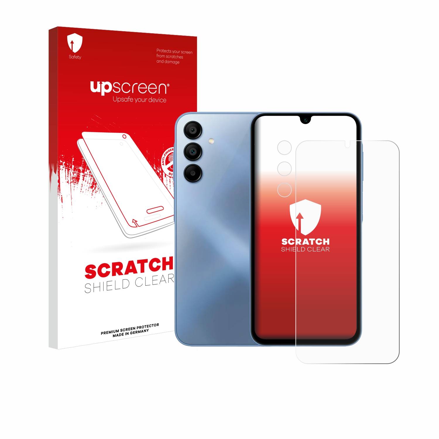 upscreen Scratch Shield Schutzfolie für Samsung Galaxy A15 5G (Display+Kamera)