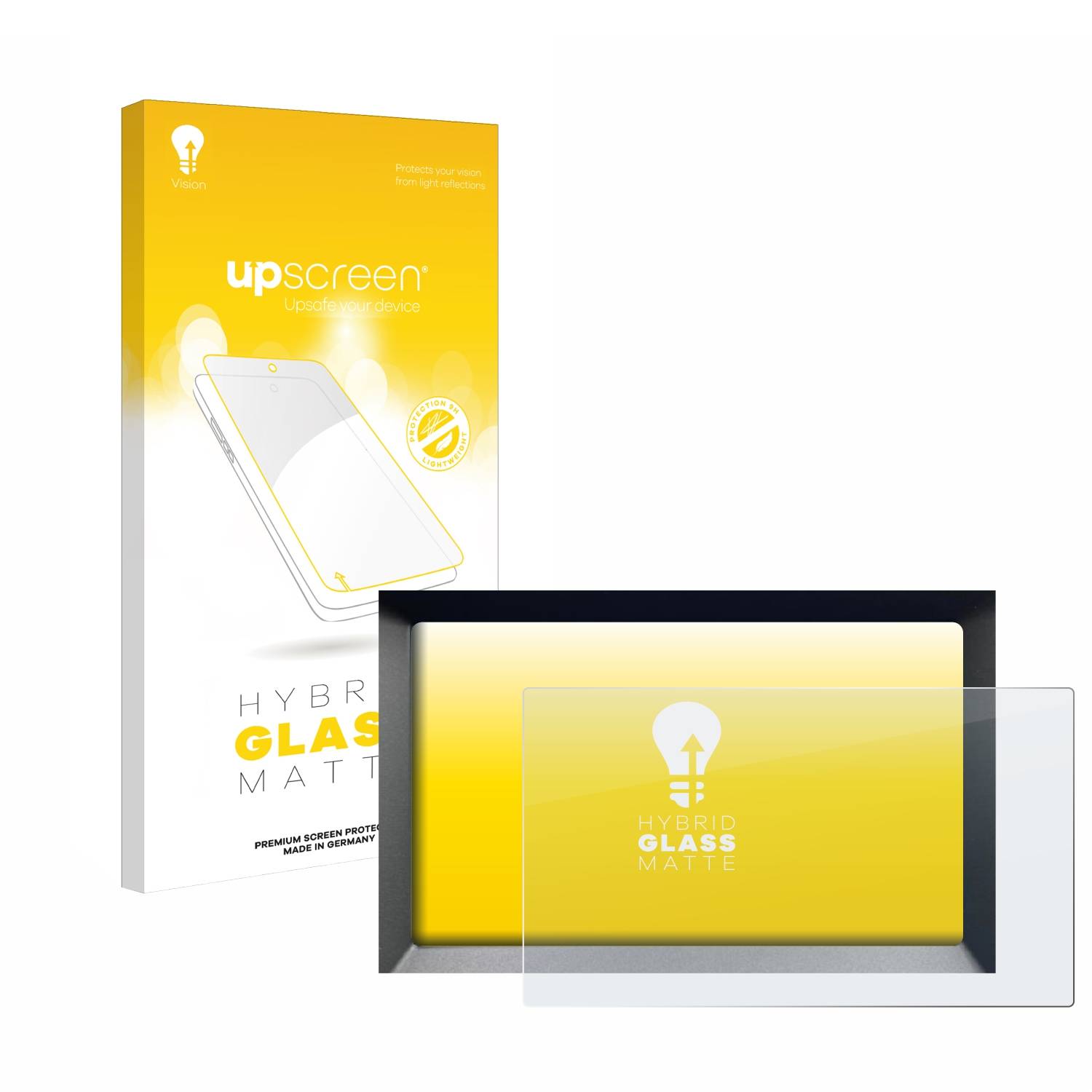 upscreen Flexible Schutz Glas Folie für Ford Galaxy Hybrid 8" 2022 Schutzglas 9H Hybridglas Matt Entspiegelt