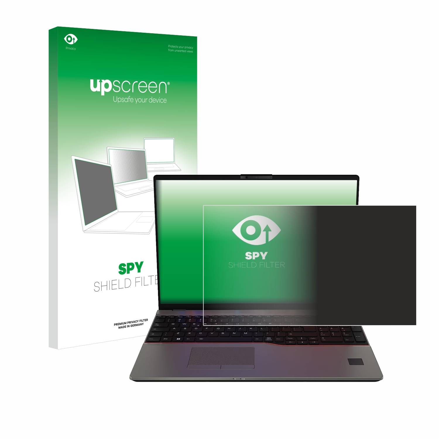 upscreen Blickschutzfilter für Fujitsu Lifebook U7313 Blaulichtfilter Sichtschutz Privacy Anti Spy abnehmbar