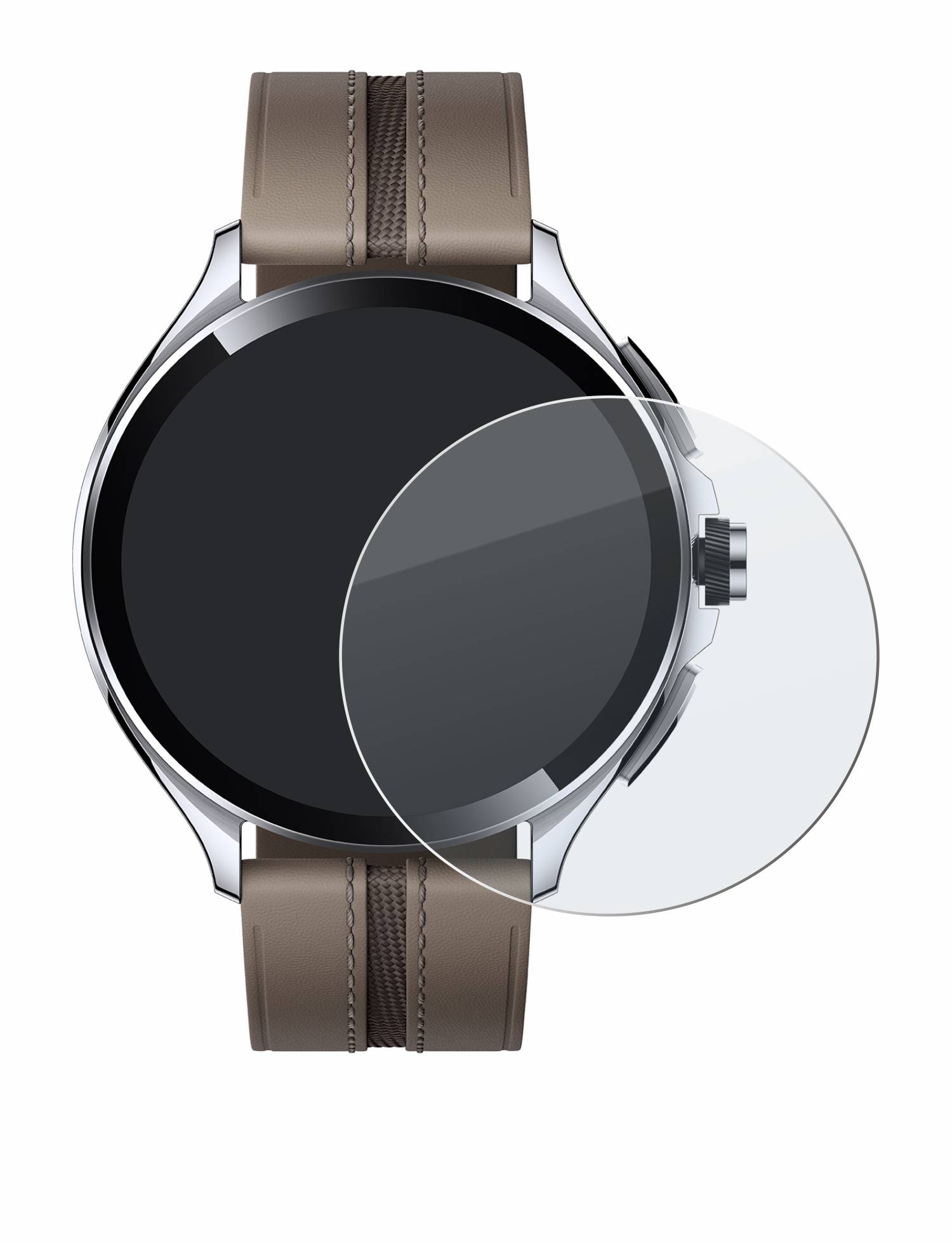 BROTECT AirGlass Matt Glas Schutz Folie für Xiaomi Watch 2 Pro