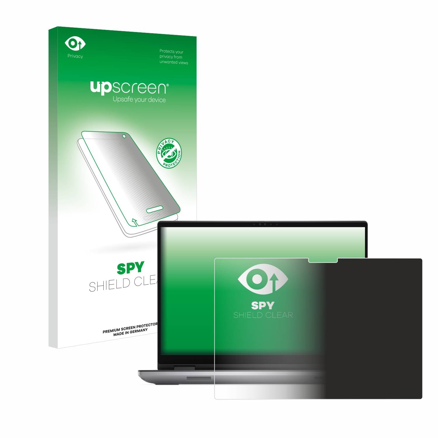 upscreen Blickschutzfolie für Dell Precision 7680 Touch Anti-Spy Privacy Blaulichtschutz Sichtschutzfolie