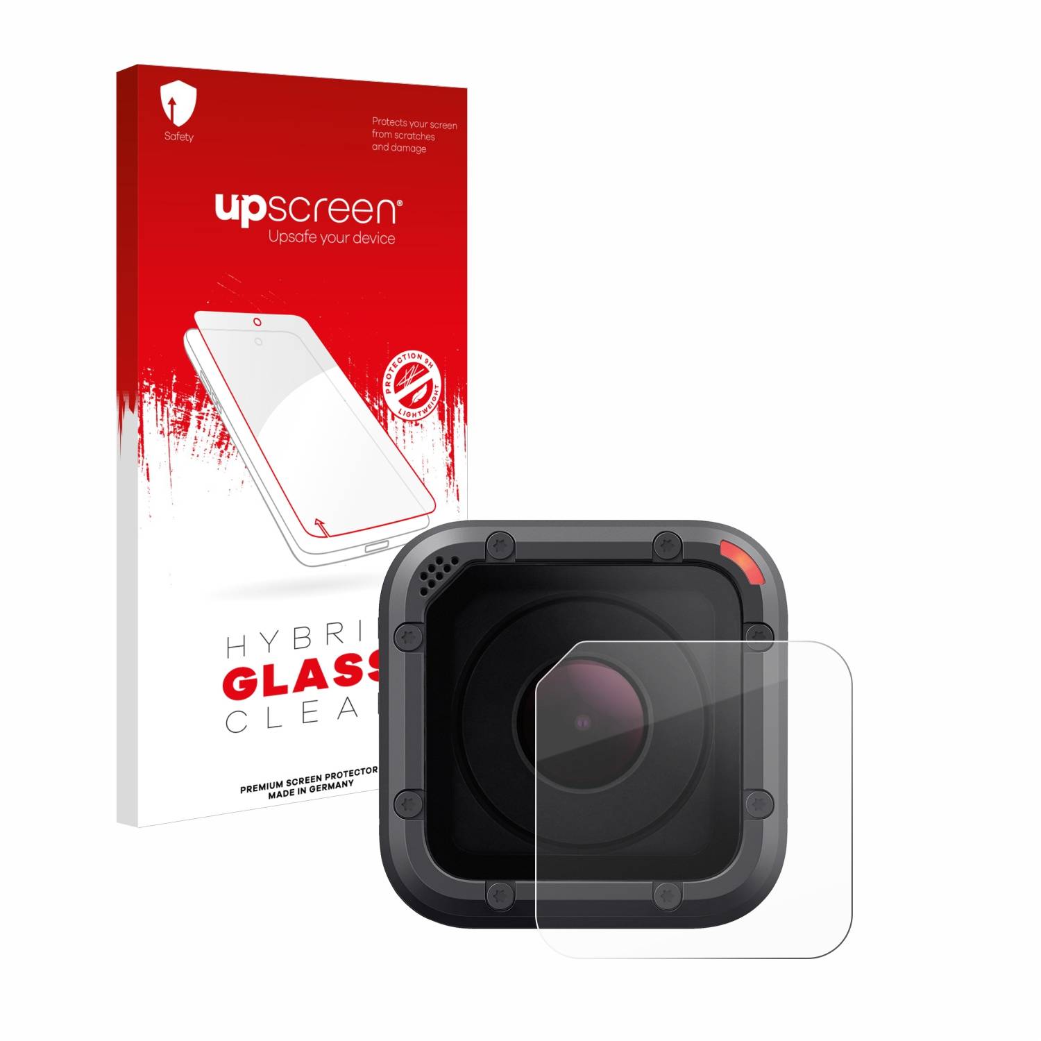 upscreen Hybrid Glas Panzer-Folie für GoPro Hero 5 Session Linse (Gehäuse)