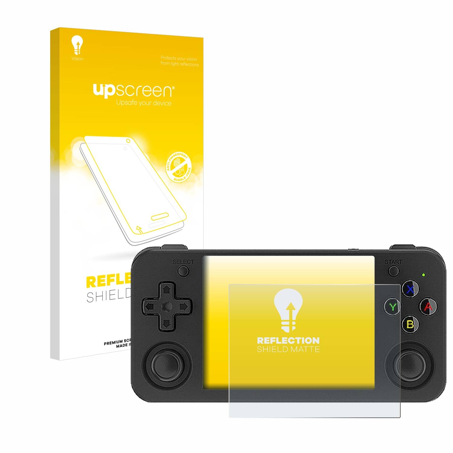 upscreen Reflection Shield Matt Schutzfolie für Anbernic RG35XX H