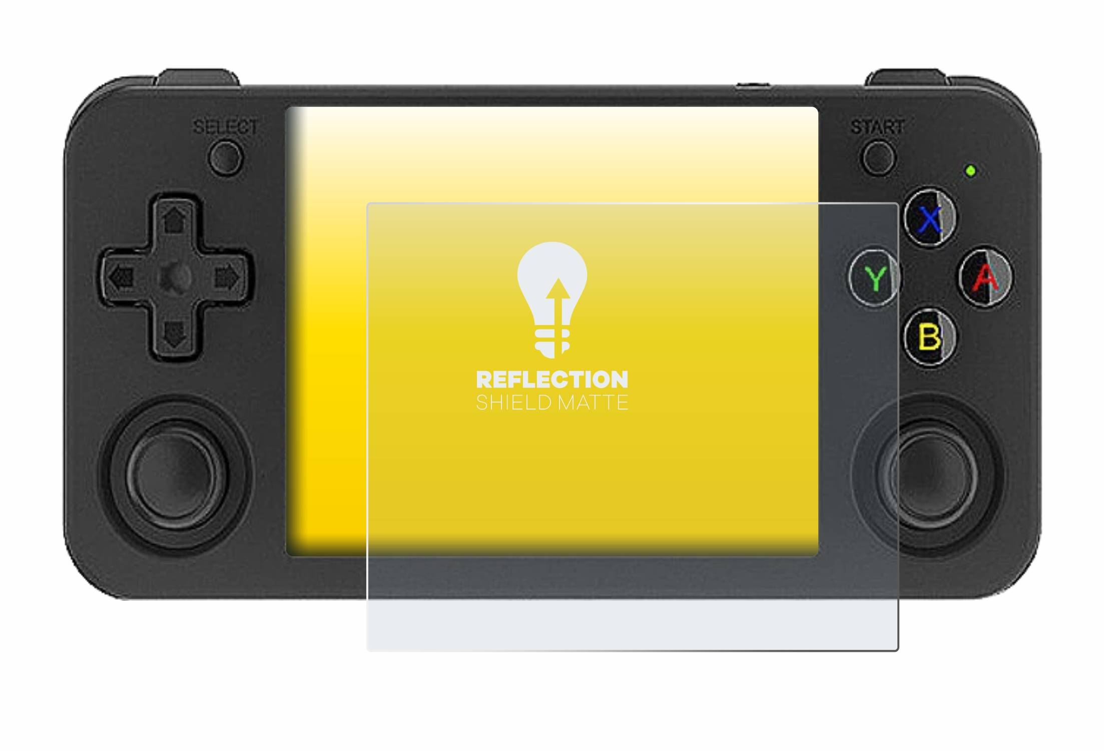 upscreen Reflection Shield Matt Schutzfolie für Anbernic RG35XX H