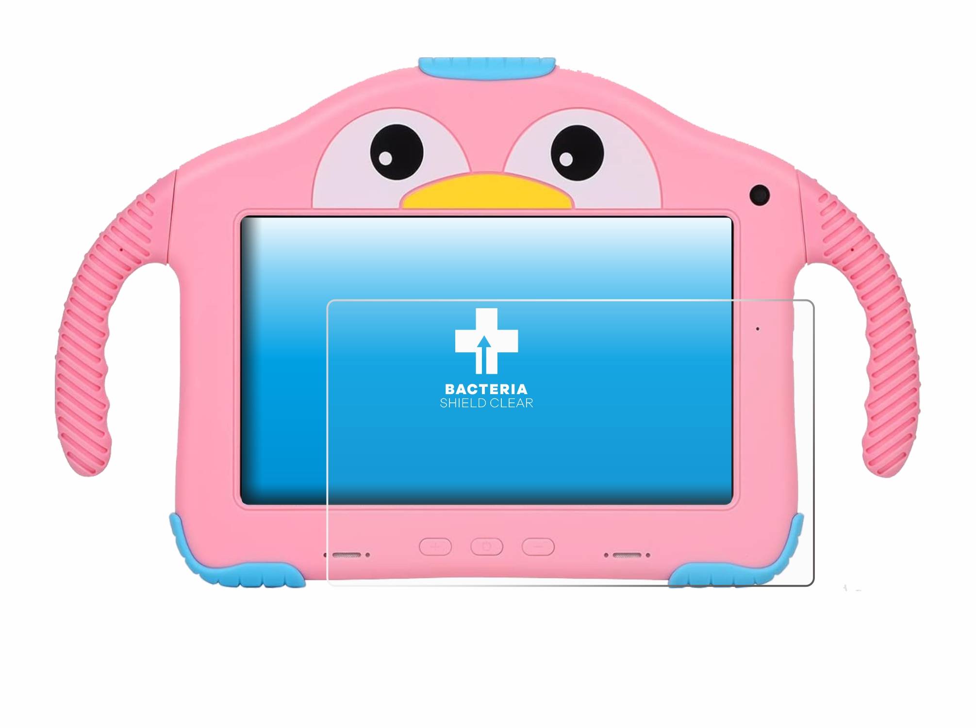 upscreen Bacteria Shield Schutzfolie für okulaku KIDS03-Pro03 7 - Antibakteriell