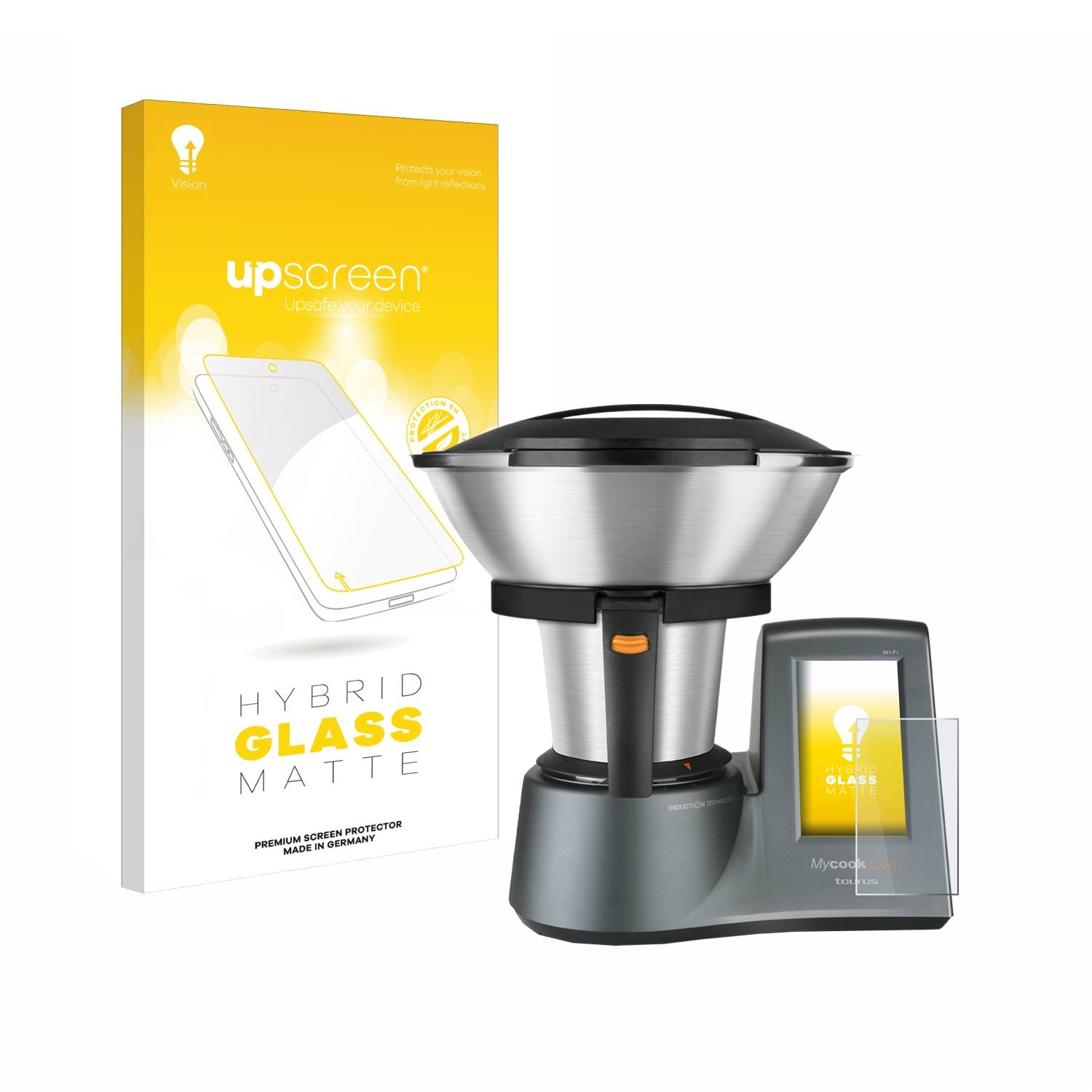 upscreen Flexible Schutz Glas Folie für Taurus Mycook Touch Schutzglas 9H Hybridglas Matt Entspiegelt
