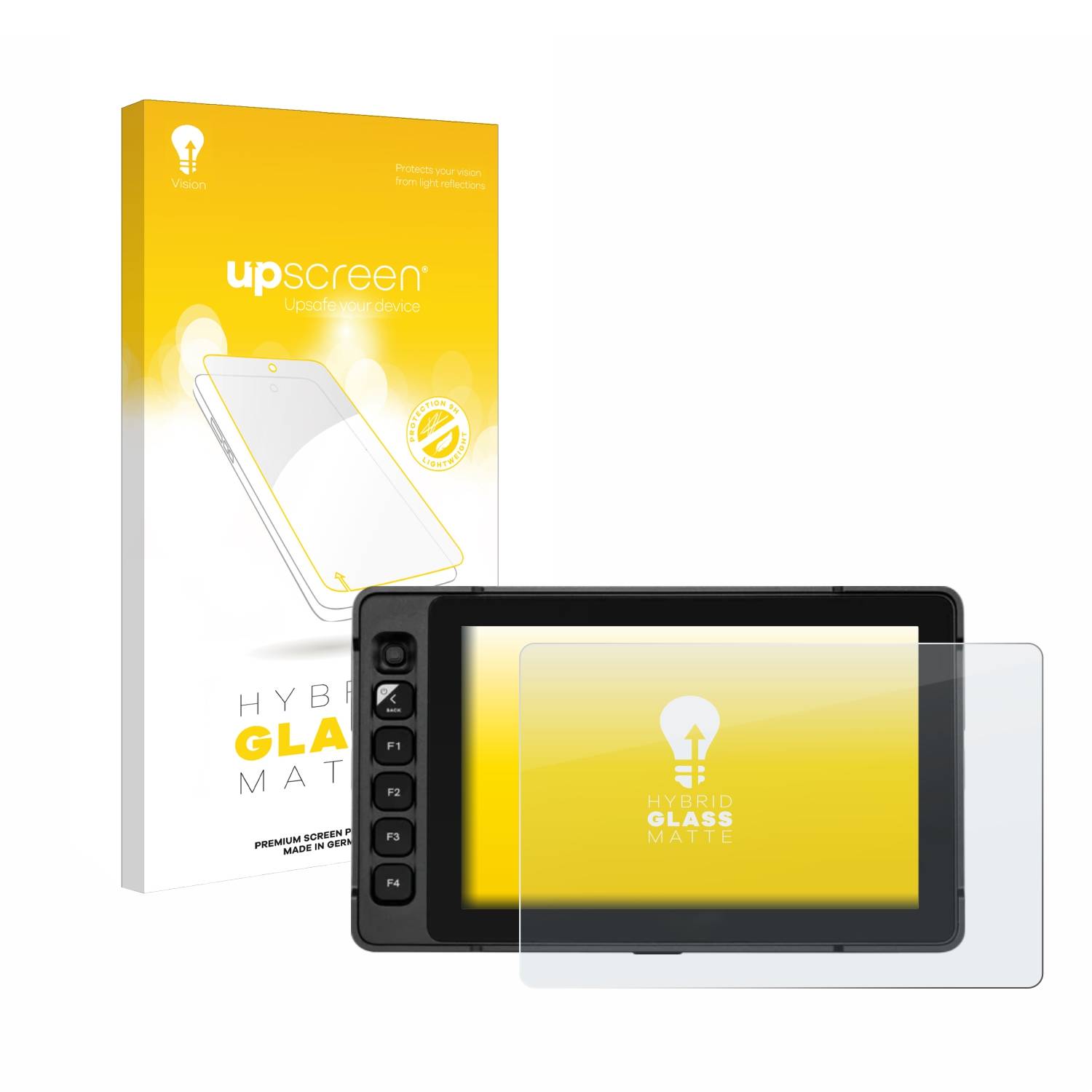 upscreen Flexible Schutz Glas Folie für SmallHD Ultra 7 Schutzglas 9H Hybridglas Matt Entspiegelt