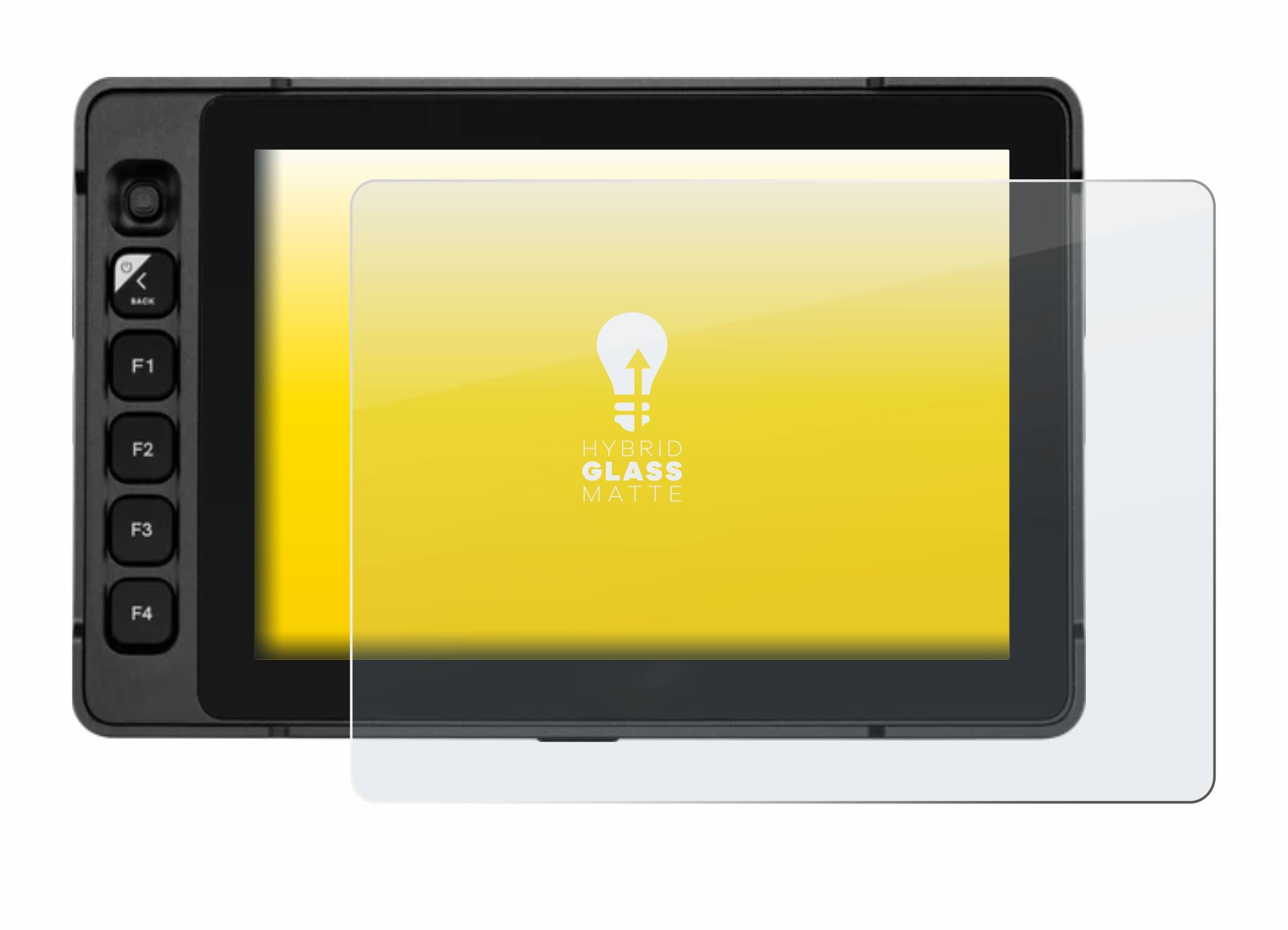 upscreen Flexible Schutz Glas Folie für SmallHD Ultra 7 Schutzglas 9H Hybridglas Matt Entspiegelt