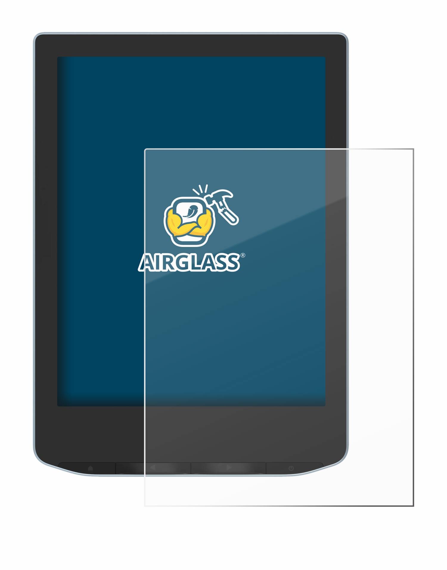 BROTECT AirGlass Flexible Schutz Glas Folie für Vivlio Light Klar Transparent