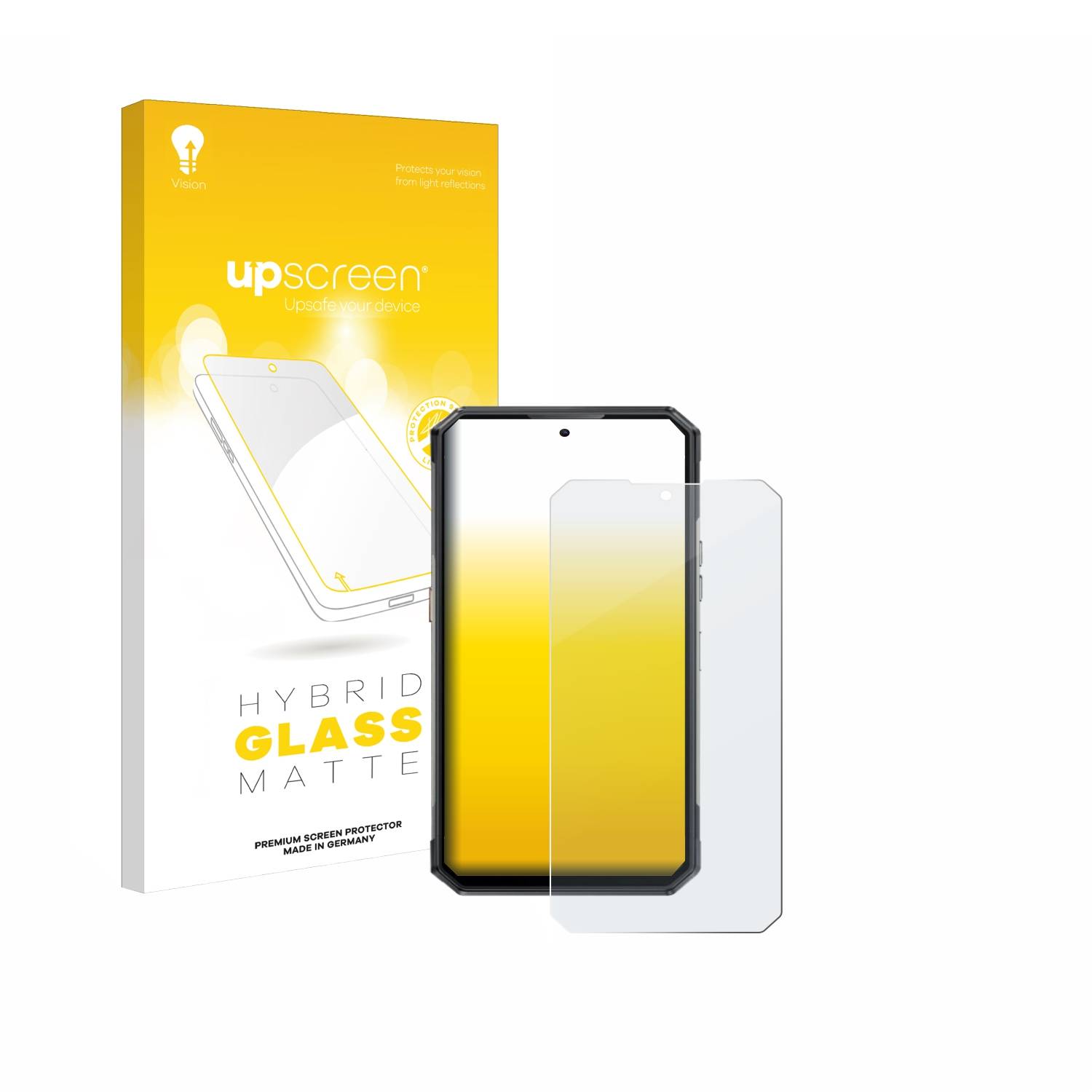 upscreen Flexible Schutz Glas Folie für Oukitel WP30 Pro Schutzglas 9H Hybridglas Matt Entspiegelt