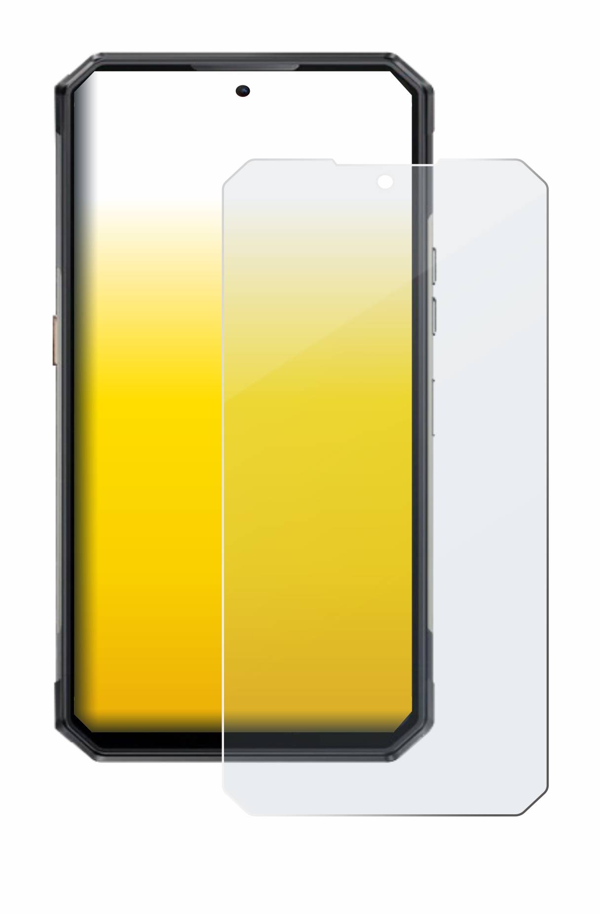 upscreen Flexible Schutz Glas Folie für Oukitel WP30 Pro Schutzglas 9H Hybridglas Matt Entspiegelt