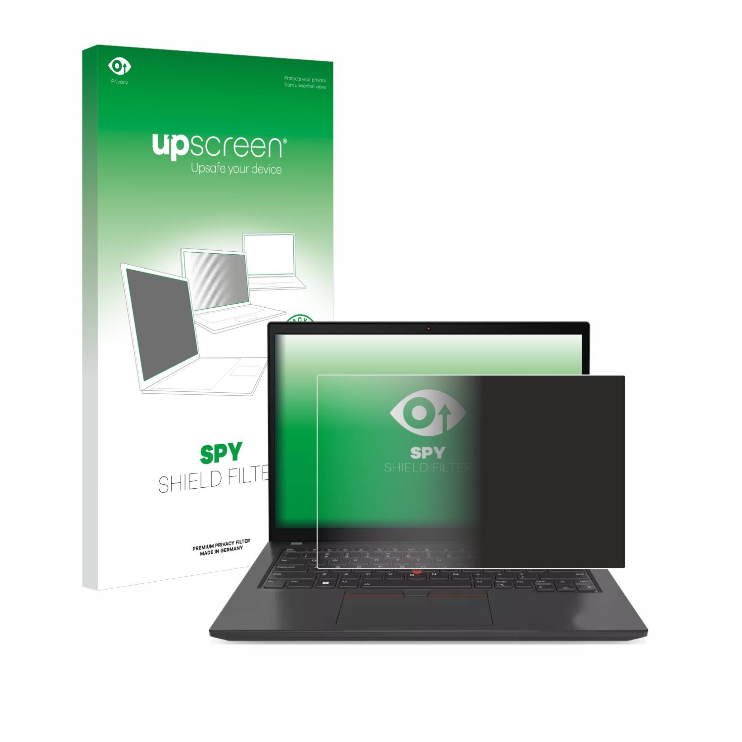 upscreen Blickschutzfilter für Lenovo ThinkPad P14s Gen 4 Blaulichtfilter Sichtschutz Privacy Anti Spy abnehmbar