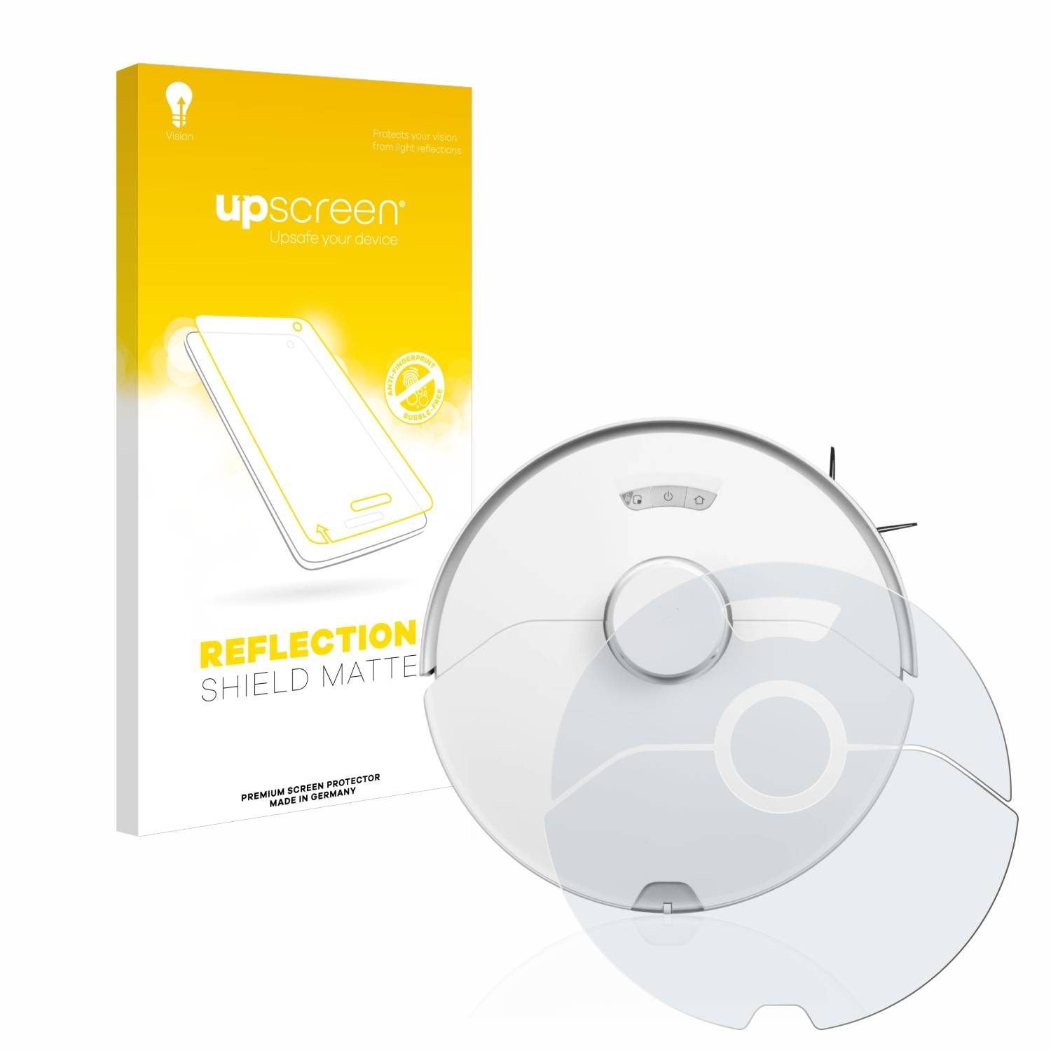 upscreen Reflection Shield Matt Schutzfolie für Roborock S7 Pro Ultra (nur weißes Modell)