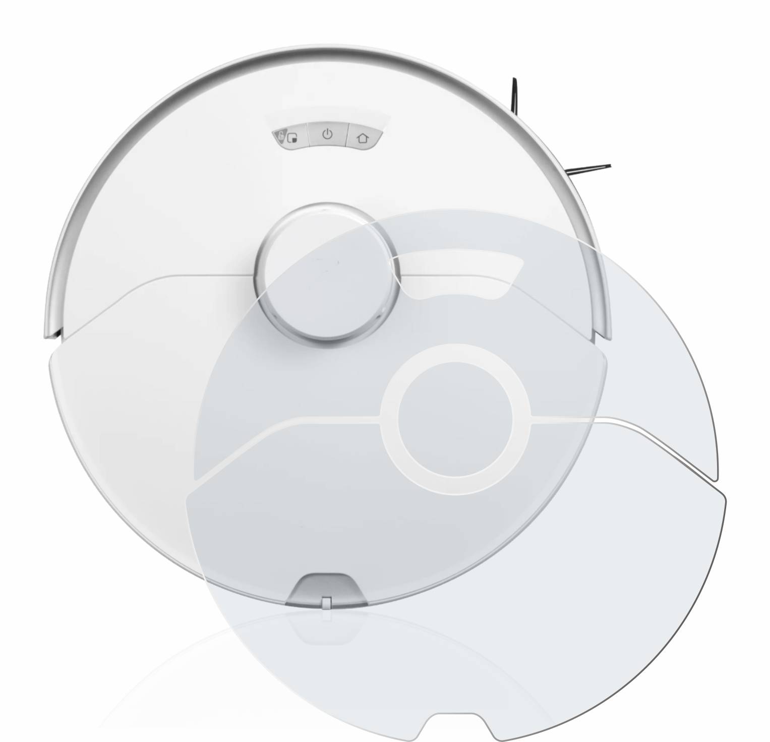 upscreen Reflection Shield Matt Schutzfolie für Roborock S7 Pro Ultra (nur weißes Modell)