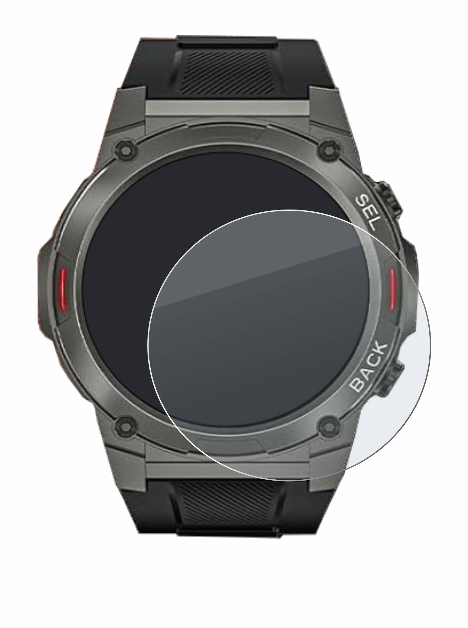 upscreen Hybrid Glas Matt Schutz-Folie für Oukitel BT50 1.4