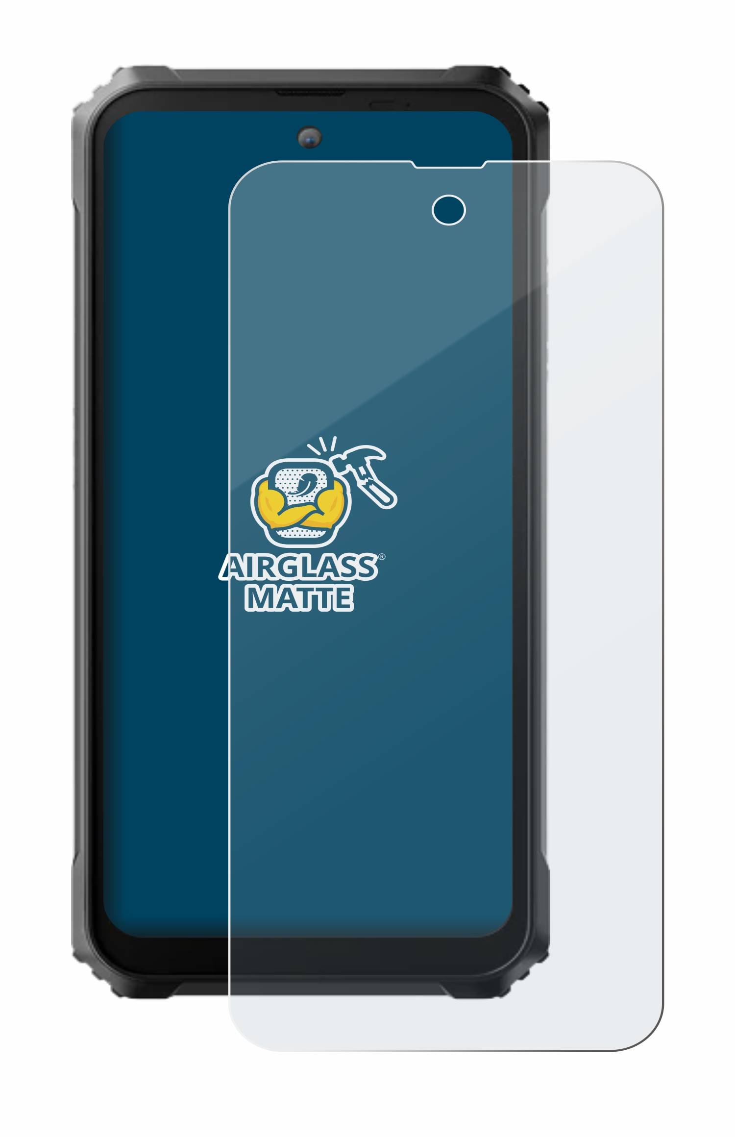 BROTECT AirGlass Flexible Schutz Glas Folie für Blackview BL9000 Matt Entspiegelt