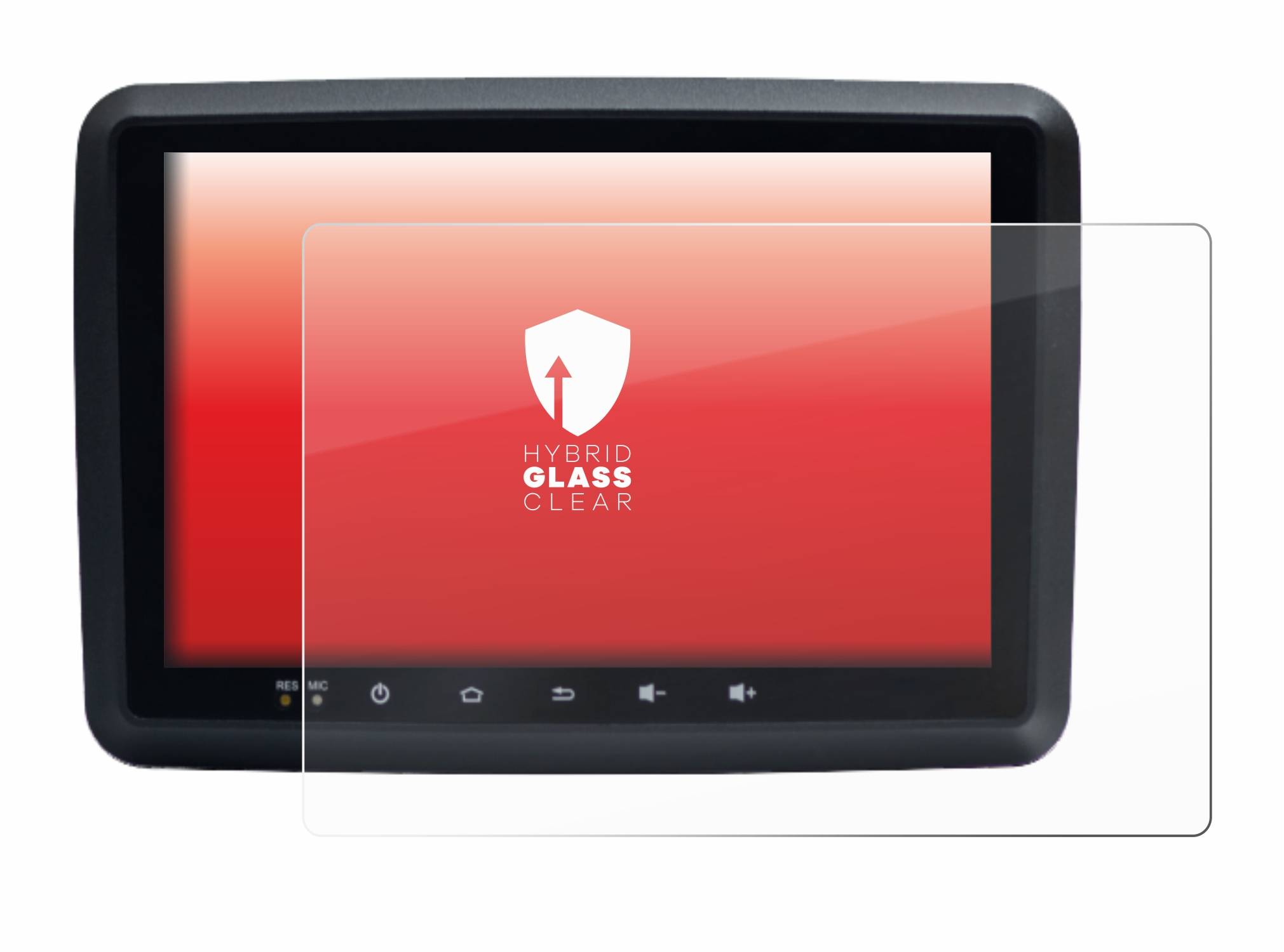 upscreen Hybrid Glas Schutz-Folie für Idmedia 8