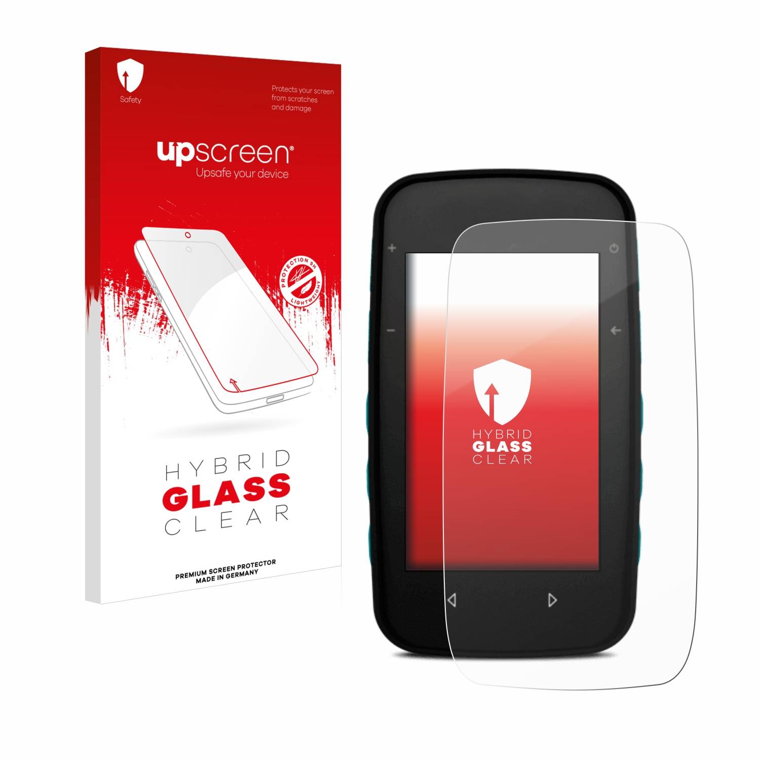 upscreen Hybrid Glas Panzer-Folie für CompeGPS TwoNav Cross Plus