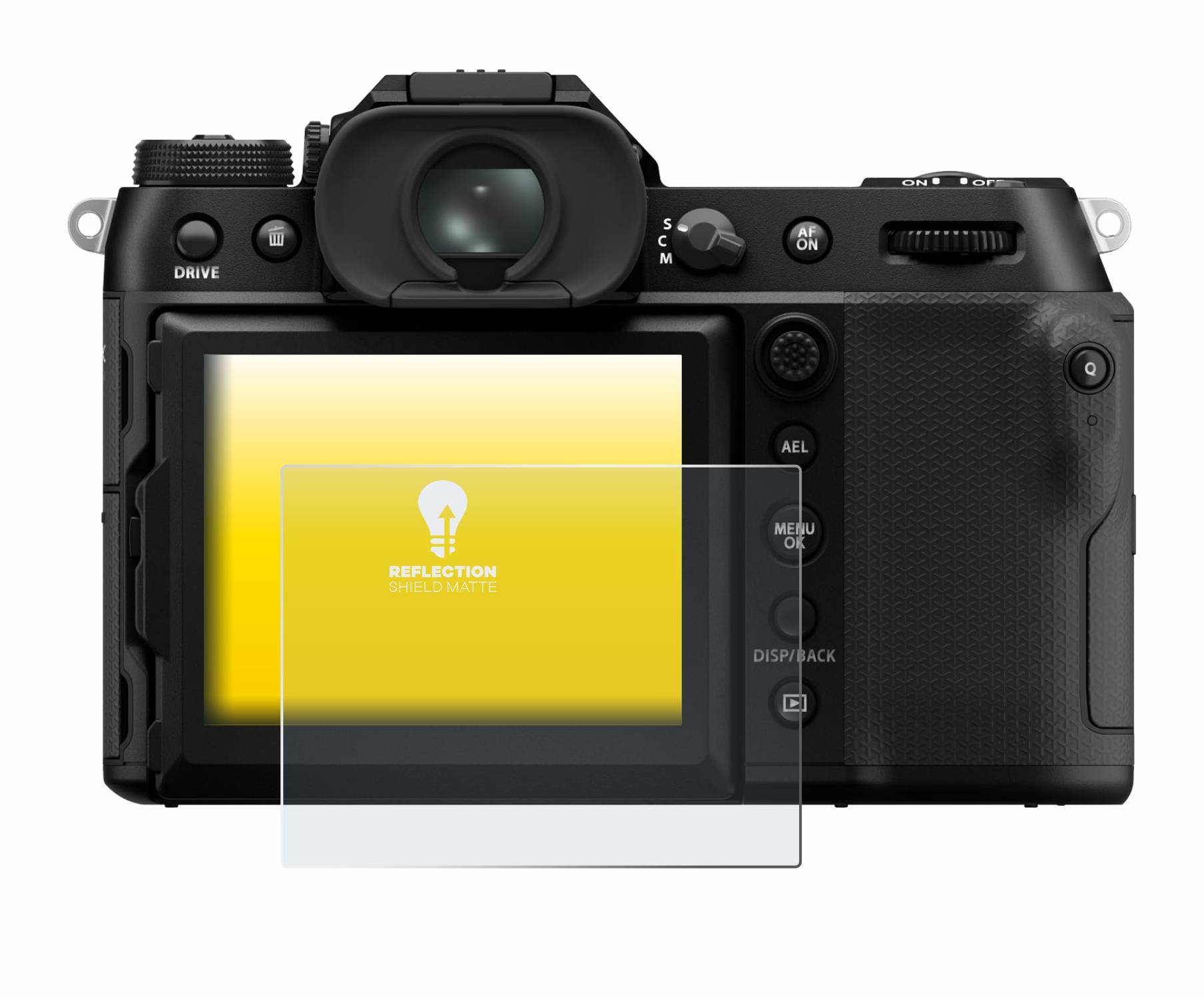 upscreen Schutzfolie für Fujifilm GFX100S II Folie Matt Entspiegelt Anti-Reflex