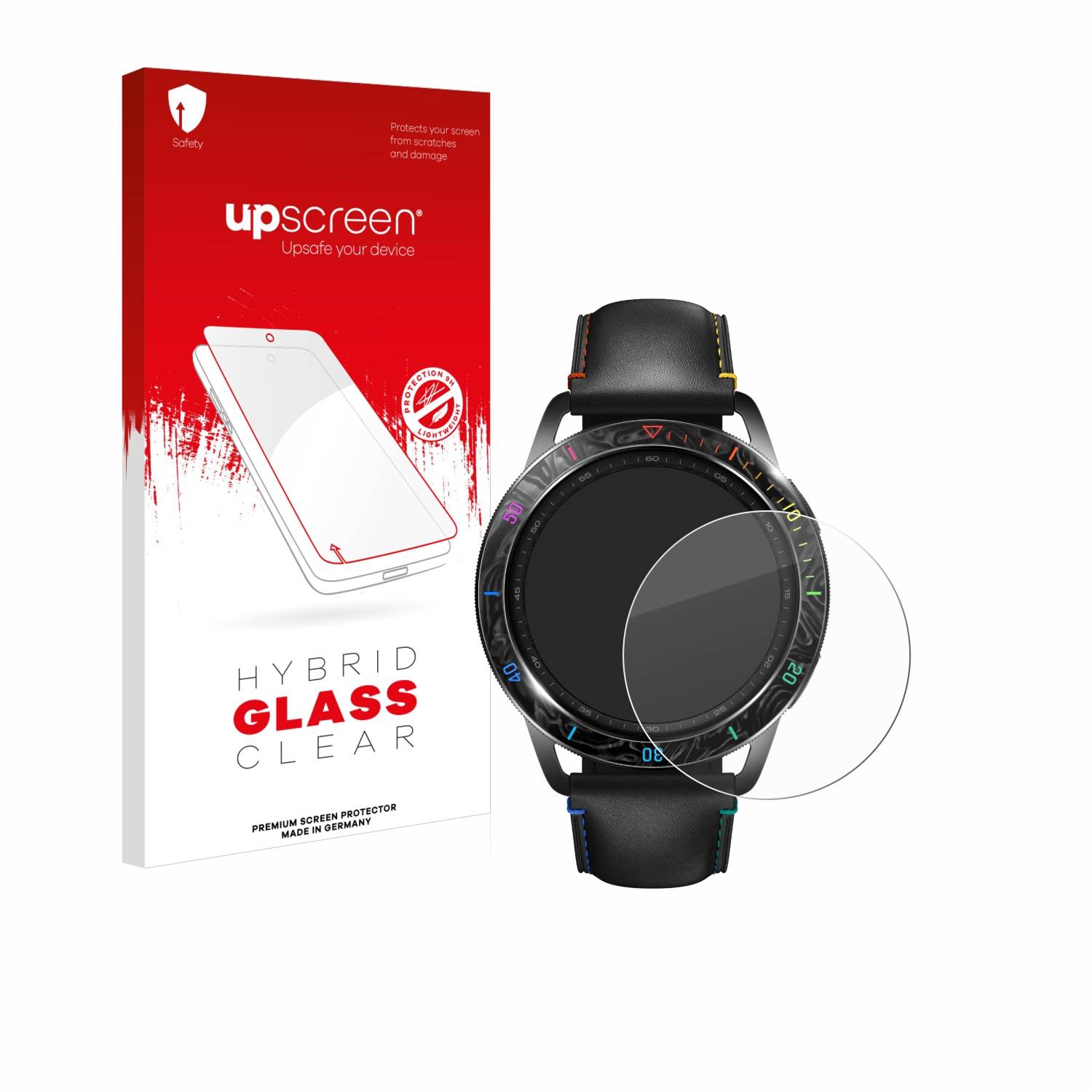 upscreen Hybrid Glas Schutz-Folie für Xiaomi Watch S3