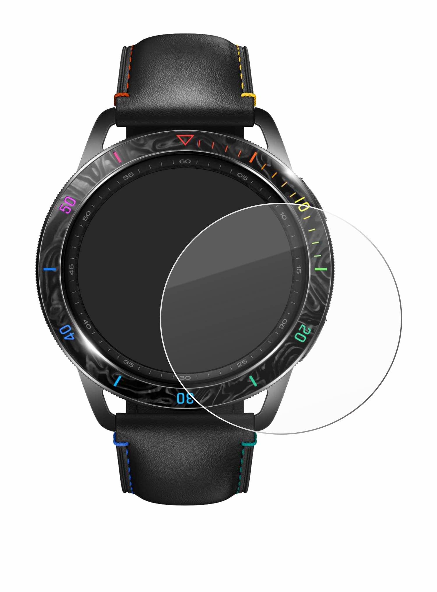 upscreen Hybrid Glas Schutz-Folie für Xiaomi Watch S3