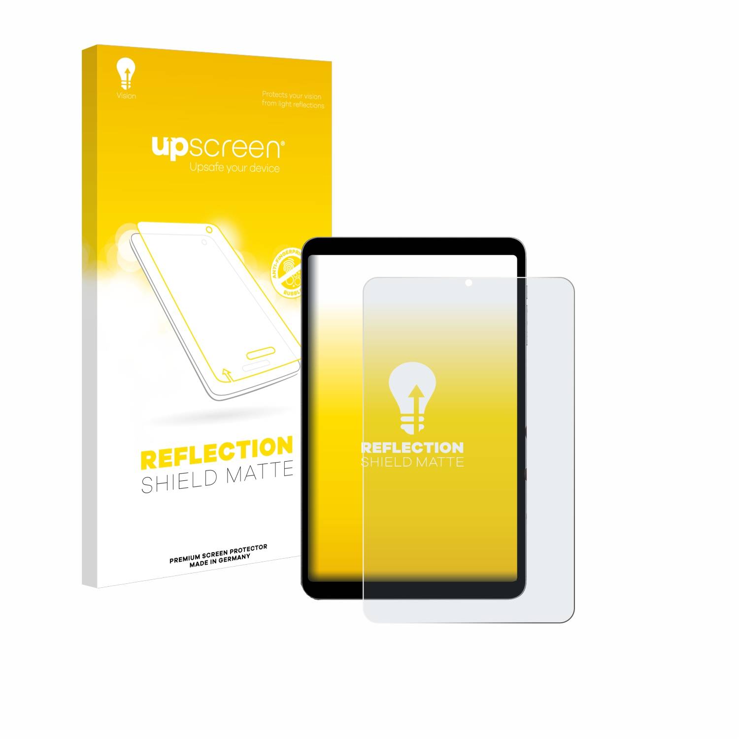 upscreen Schutzfolie für Alldocube iPlay 50 mini Pro Folie Matt Entspiegelt Anti-Reflex