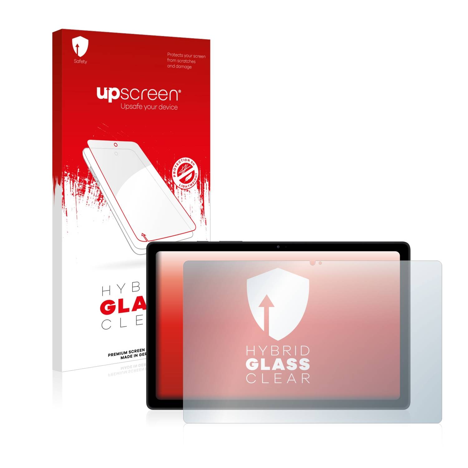 upscreen Hybrid Glas Panzer-Folie für Samsung Galaxy Tab A7 10.4 LTE 2020 (im Querformat)