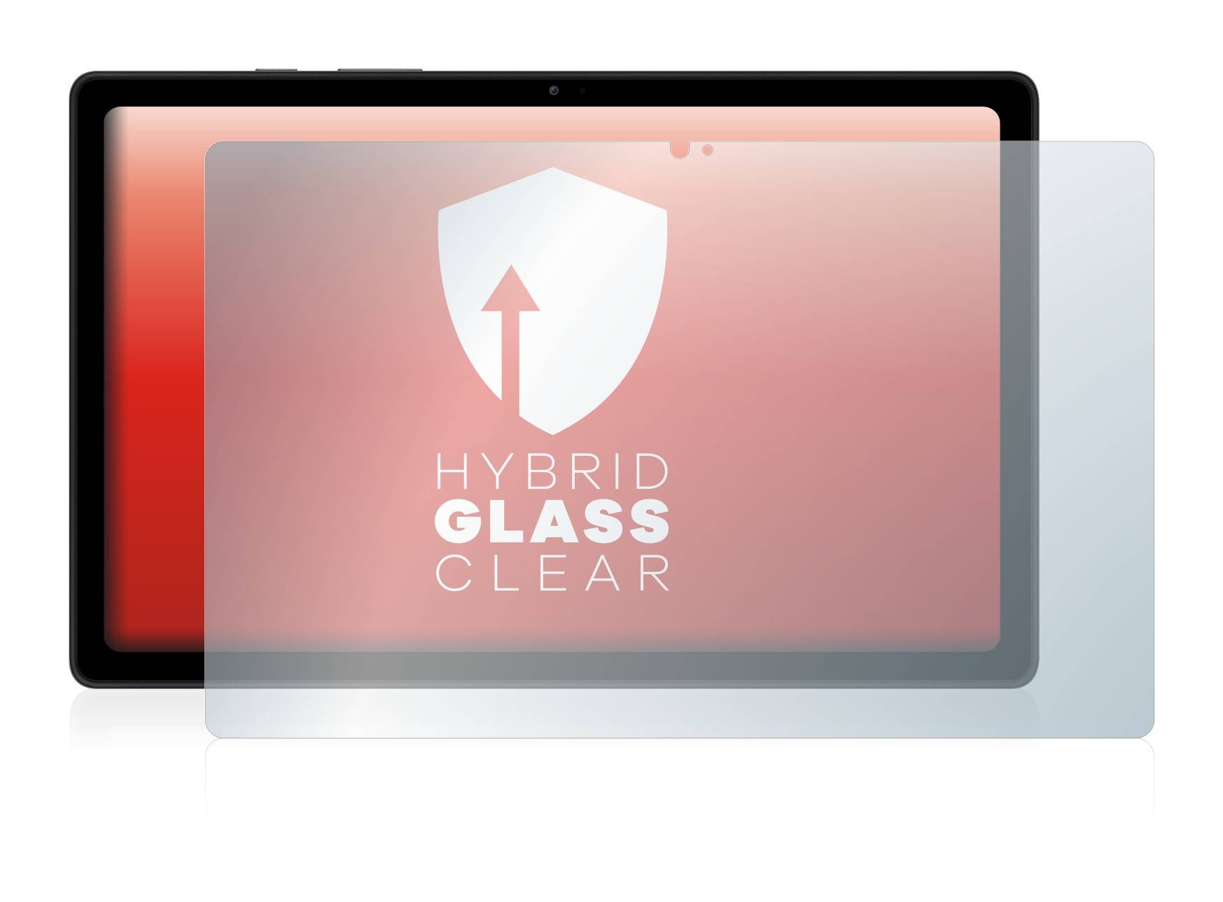 upscreen Hybrid Glas Panzer-Folie für Samsung Galaxy Tab A7 10.4 LTE 2020 (im Querformat)